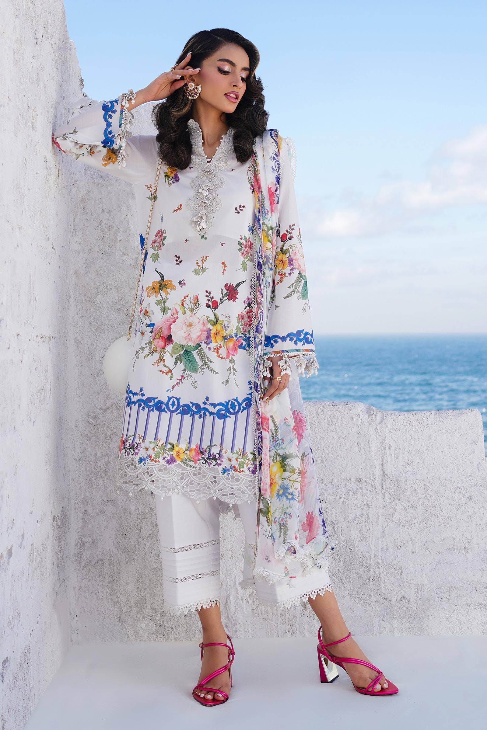 Sana Safinaz | Muzlin Spring 24 | M241-012A-CI - Official Sana Safinaz stockist in UK - Sakeena London