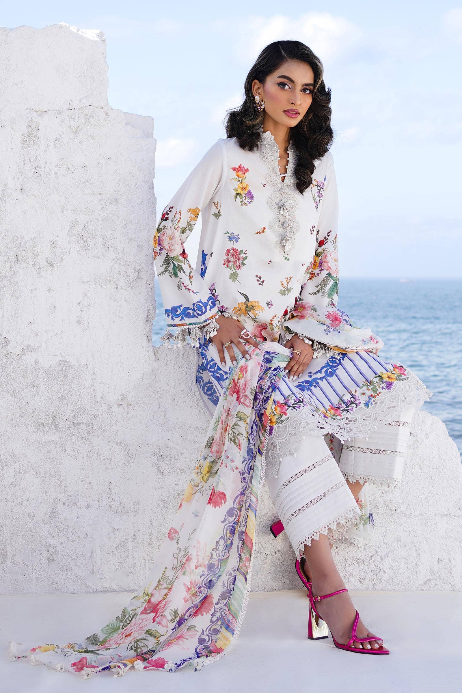 Sana Safinaz | Muzlin Spring 24 | M241-012A-CI - Official Sana Safinaz stockist in UK - Sakeena London