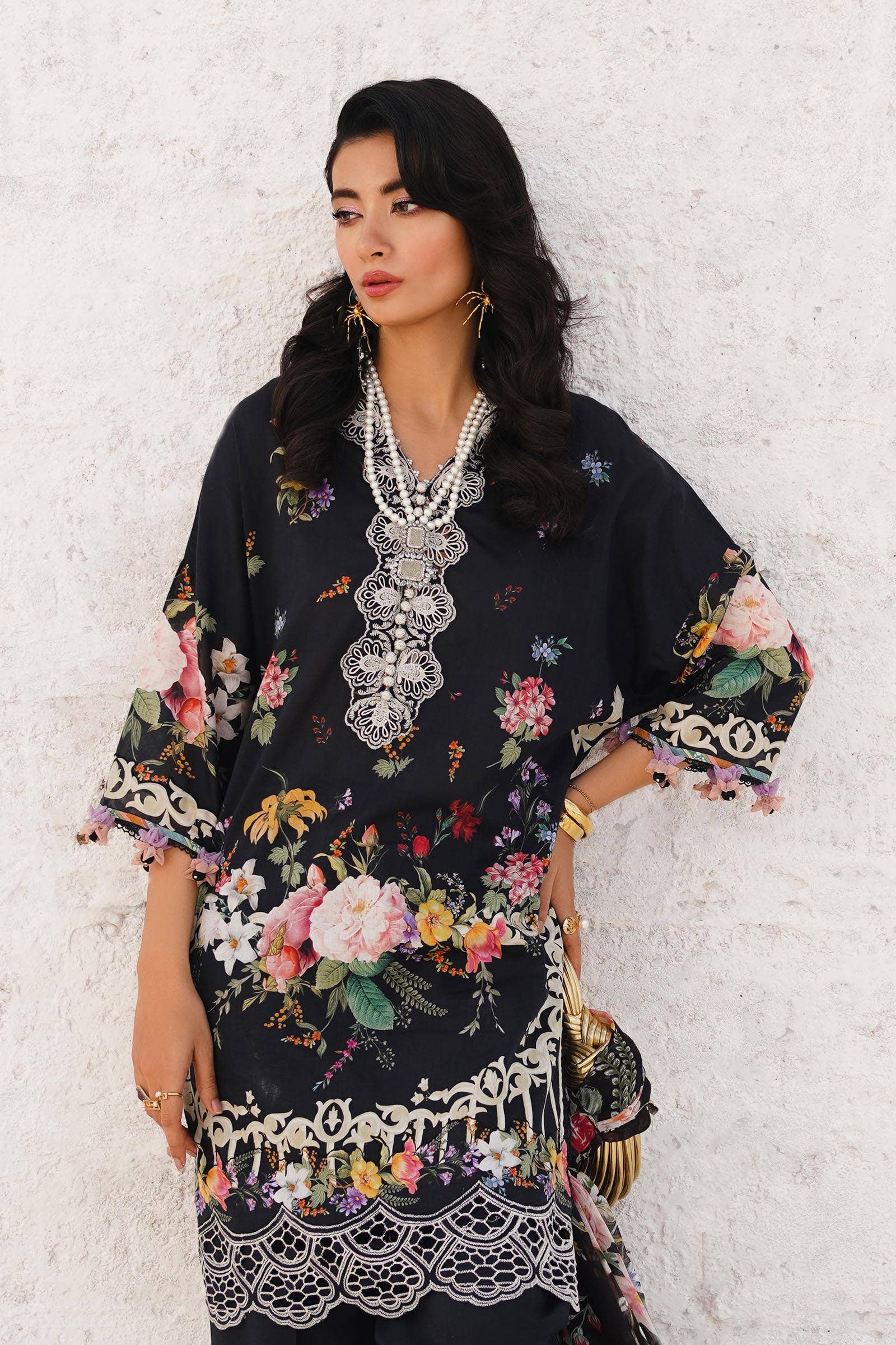 Sana Safinaz | Muzlin Spring 24 | M241-012B-CI - Official Sana Safinaz stockist in UK - Sakeena London