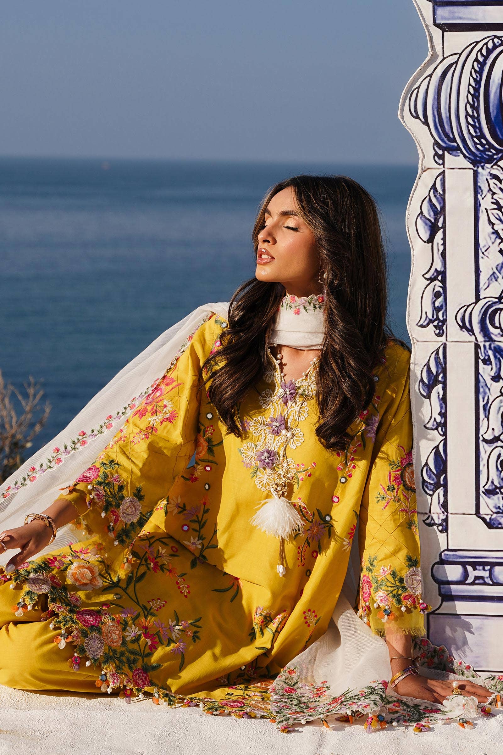 Sana Safinaz | Muzlin Spring 24 | M241-002A-CX - Official Sana Safinaz stockist in UK - Sakeena London