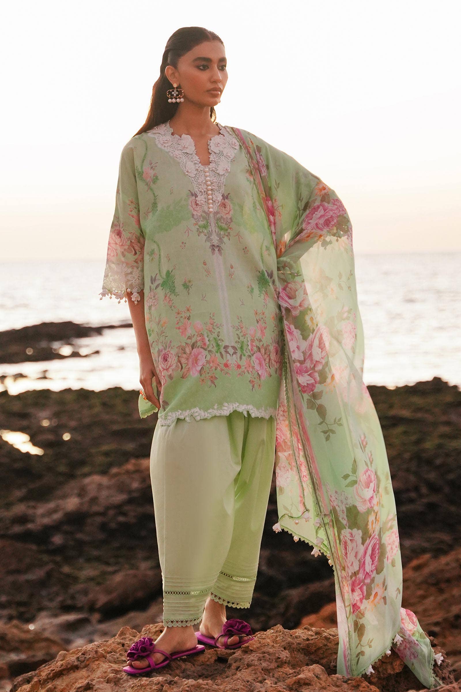 Sana Safinaz | Muzlin Spring 24 | M241-013B-CI - Official Sana Safinaz stockist in UK - Sakeena London