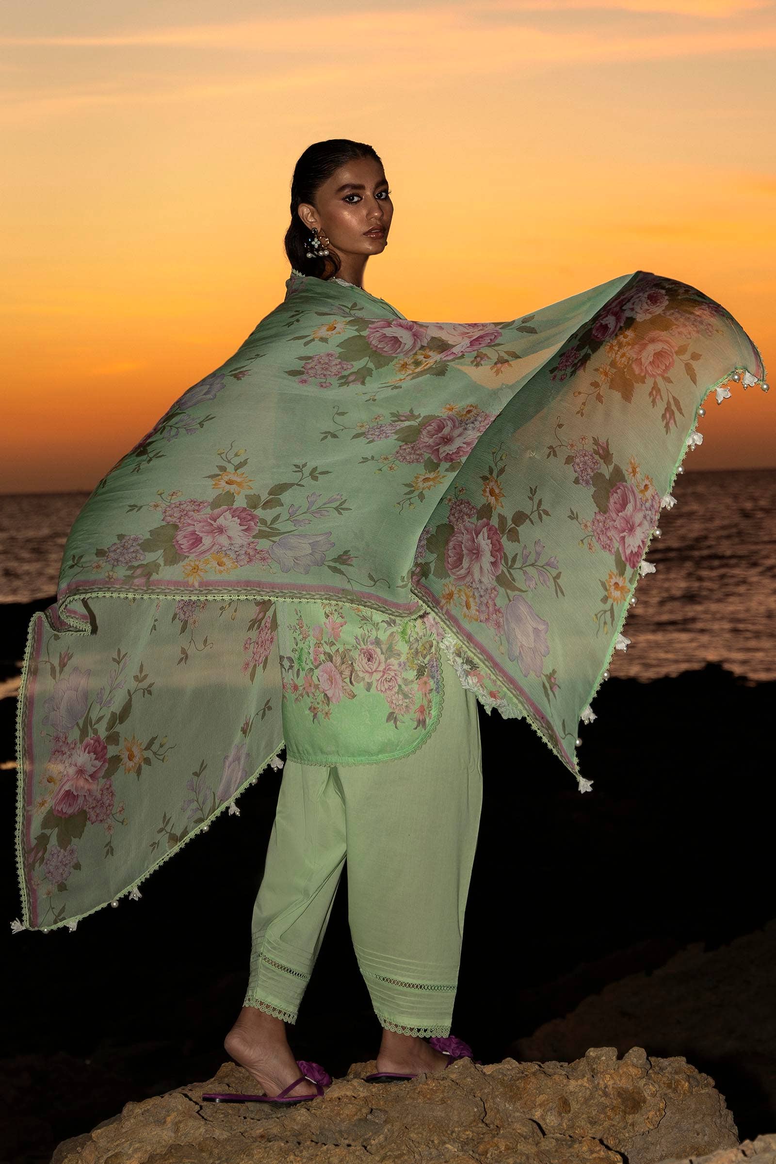 Sana Safinaz | Muzlin Spring 24 | M241-013B-CI - Official Sana Safinaz stockist in UK - Sakeena London
