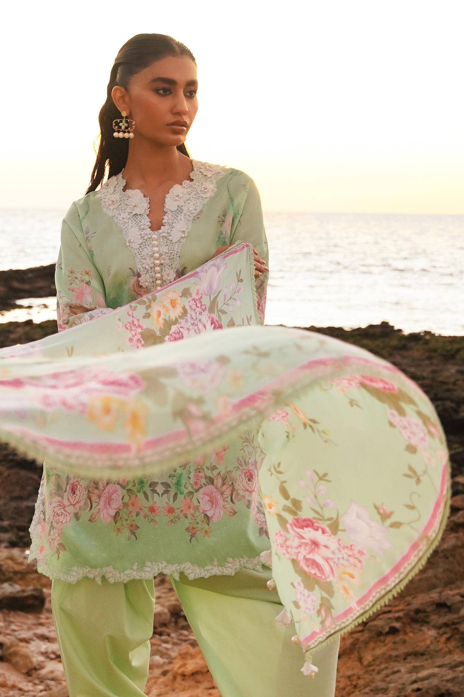 Sana Safinaz | Muzlin Spring 24 | M241-013B-CI - Official Sana Safinaz stockist in UK - Sakeena London