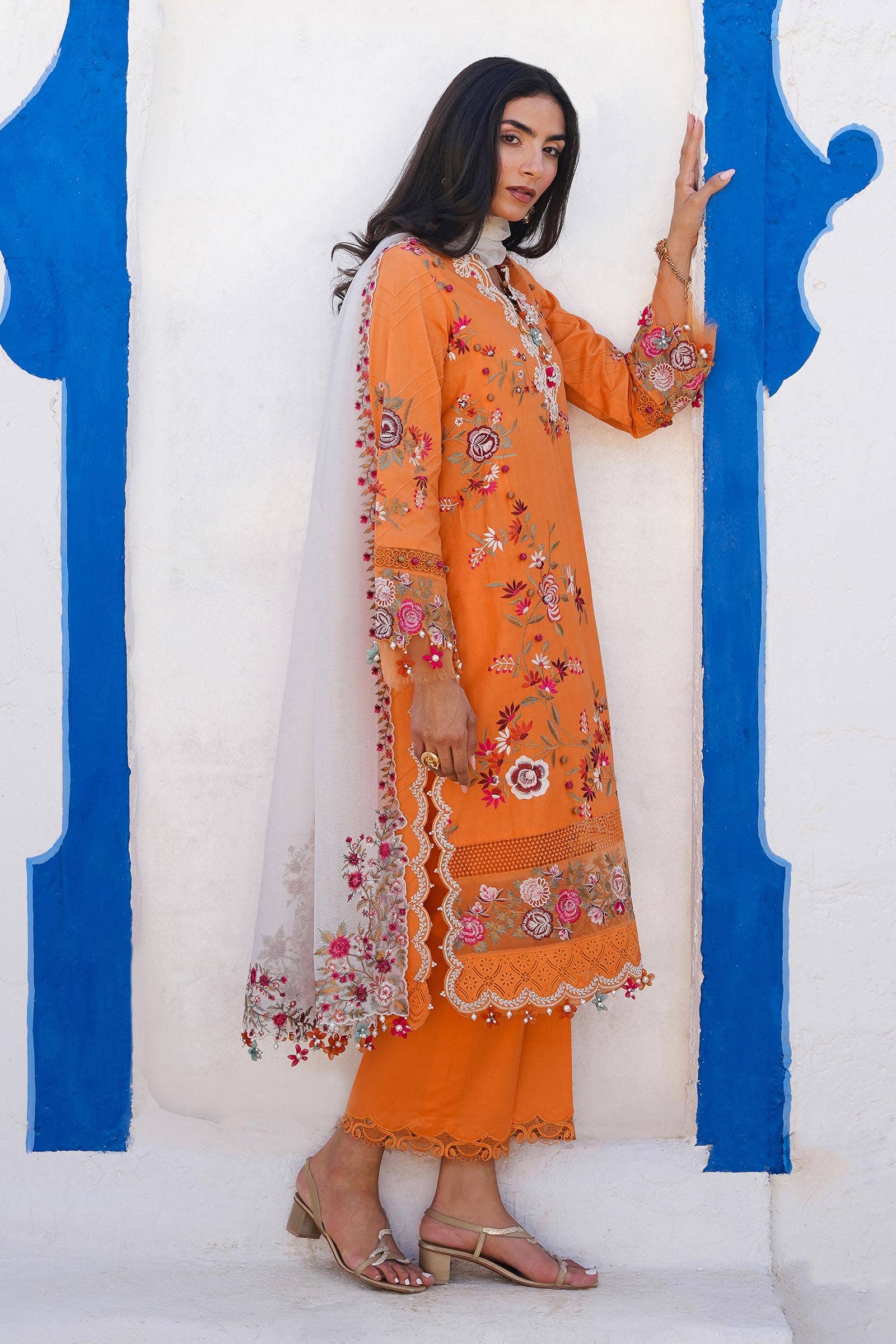 Sana Safinaz | Muzlin Spring 24 | M241-002B-CX - Official Sana Safinaz stockist in UK - Sakeena London