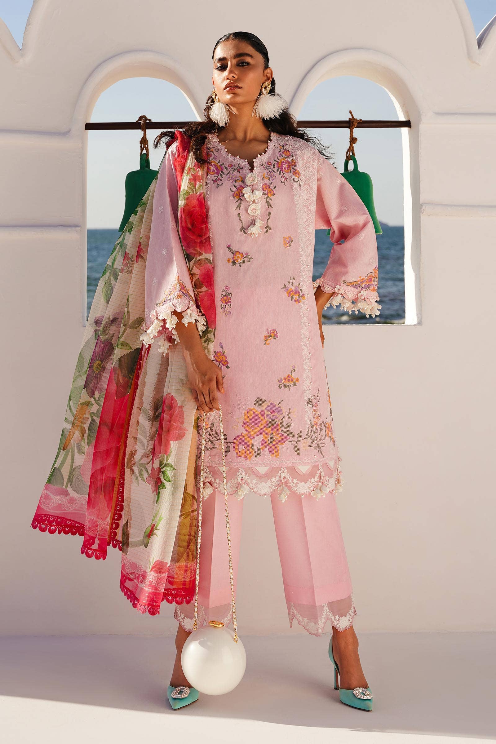 Sana Safinaz | Muzlin Spring 24 | M241-016A-CL - Official Sana Safinaz stockist in UK - Sakeena London