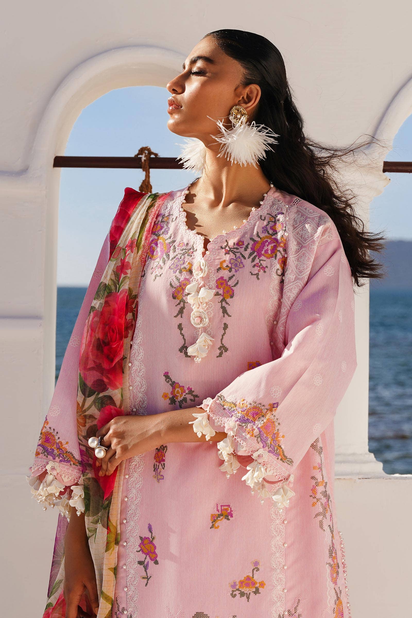 Sana Safinaz | Muzlin Spring 24 | M241-016A-CL - Official Sana Safinaz stockist in UK - Sakeena London