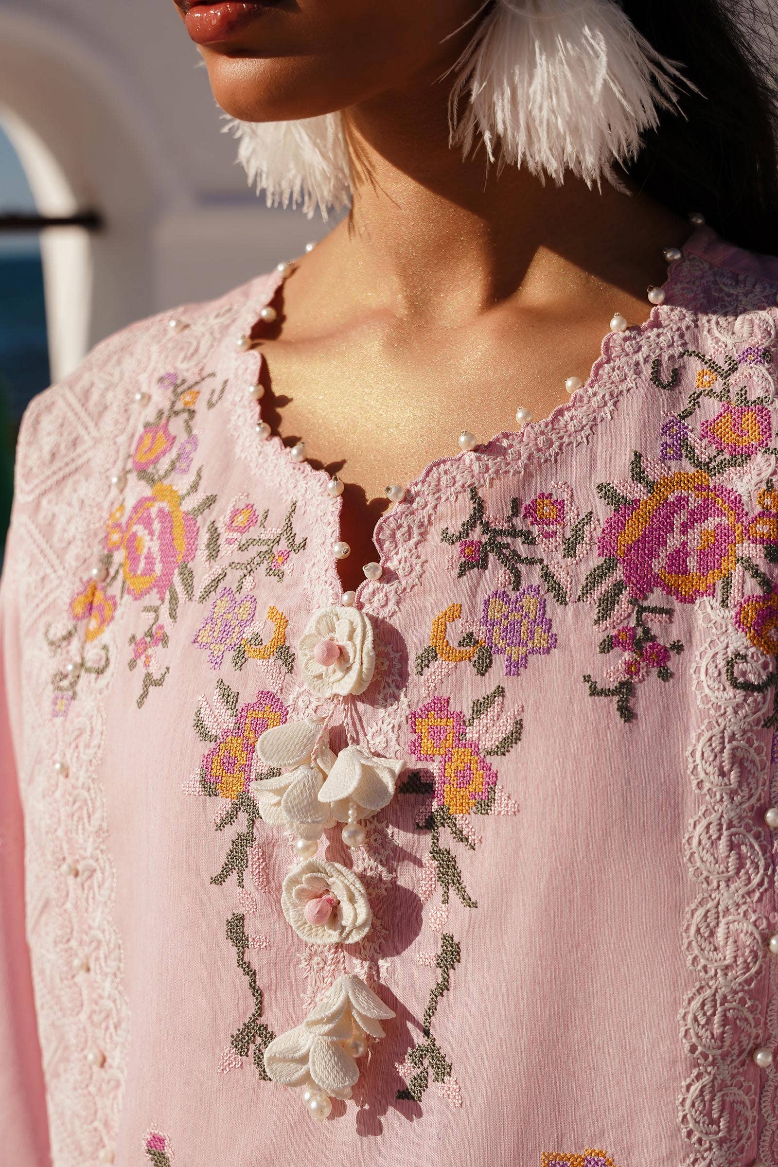 Sana Safinaz | Muzlin Spring 24 | M241-016A-CL - Official Sana Safinaz stockist in UK - Sakeena London