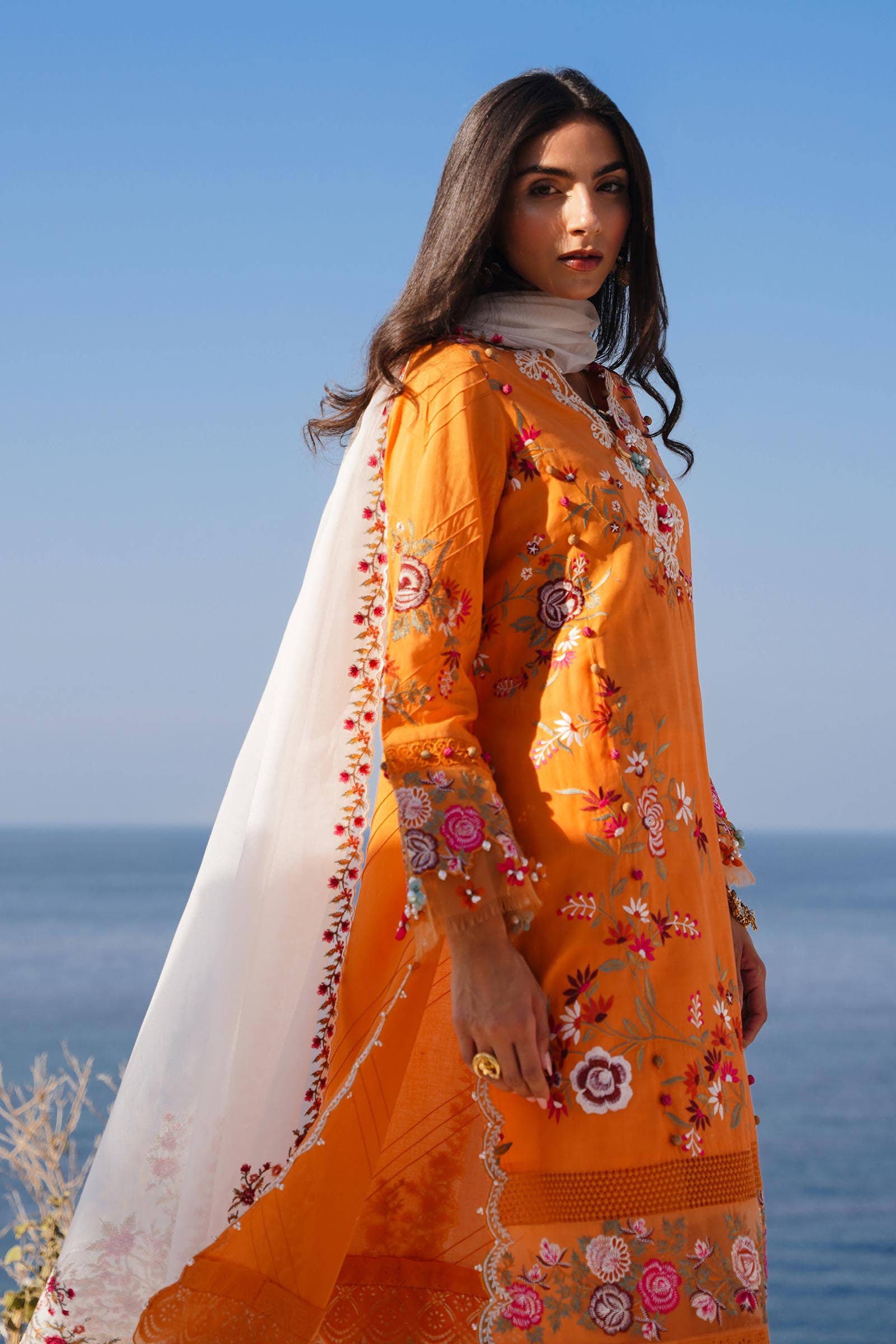 Sana Safinaz | Muzlin Spring 24 | M241-002B-CX - Official Sana Safinaz stockist in UK - Sakeena London