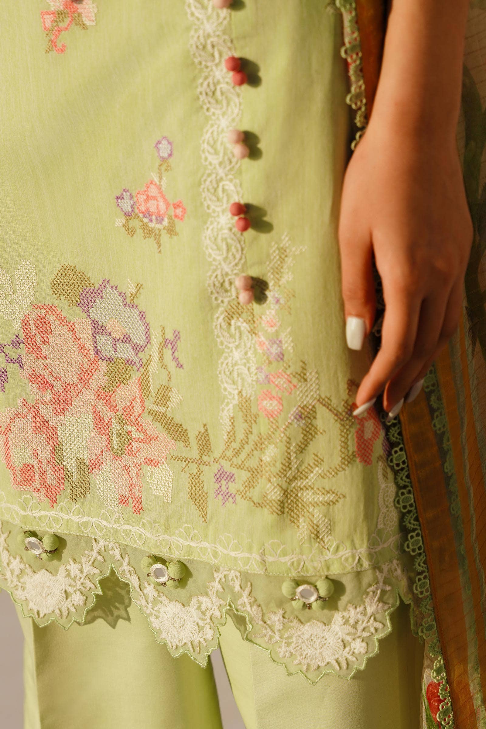 Sana Safinaz | Muzlin Spring 24 | M241-016B-CL - Official Sana Safinaz stockist in UK - Sakeena London