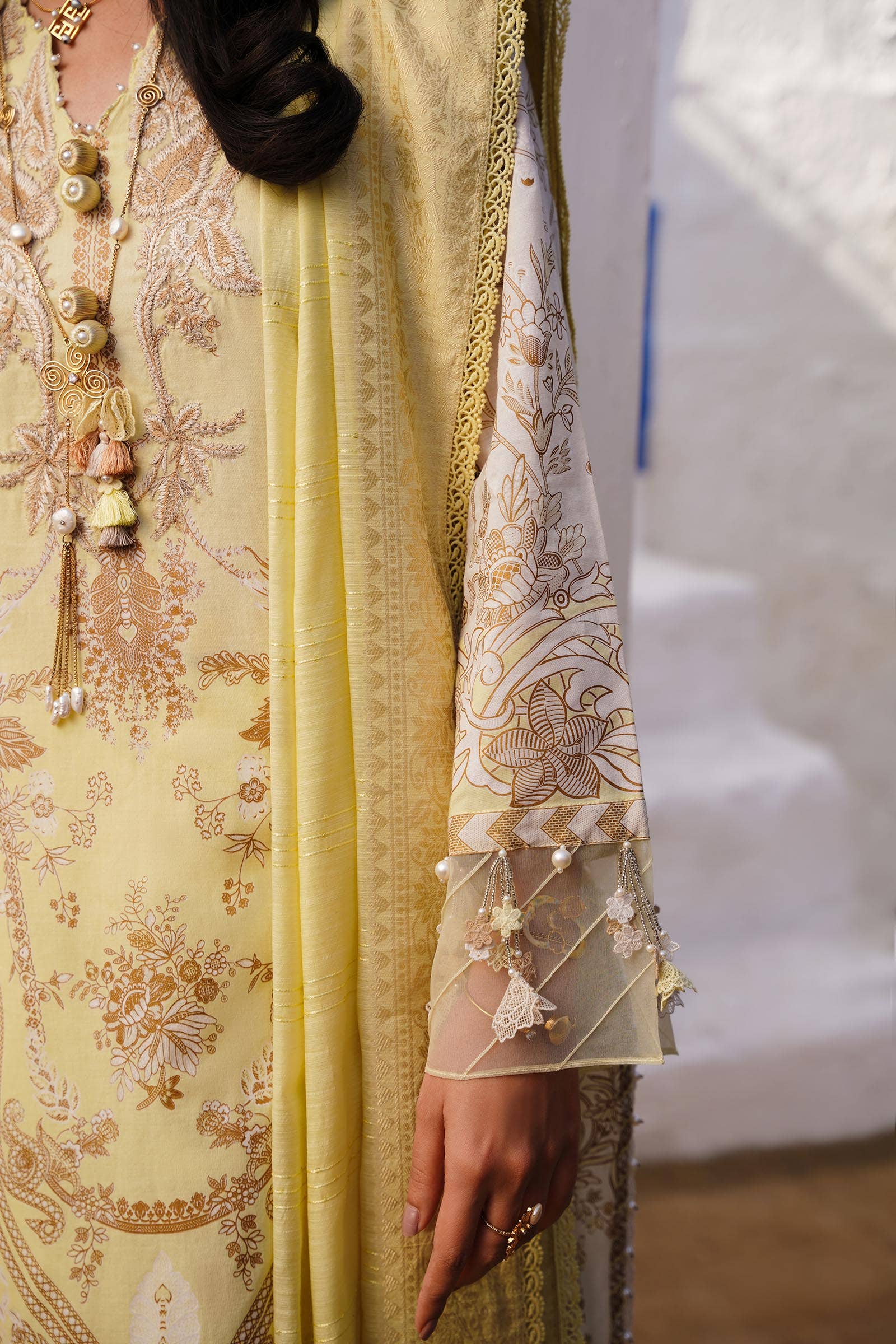 Sana Safinaz | Muzlin Spring 24 | M241-018A-CM - Official Sana Safinaz stockist in UK - Sakeena London