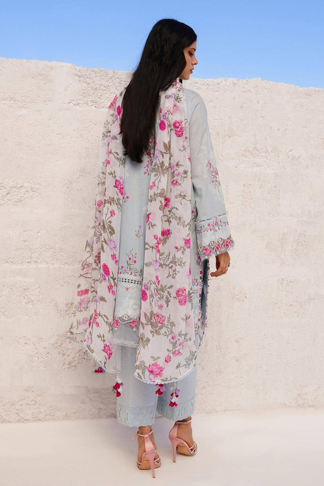 Sana Safinaz | Muzlin Spring 24 | M241-019B-CI - Official Sana Safinaz stockist in UK - Sakeena London