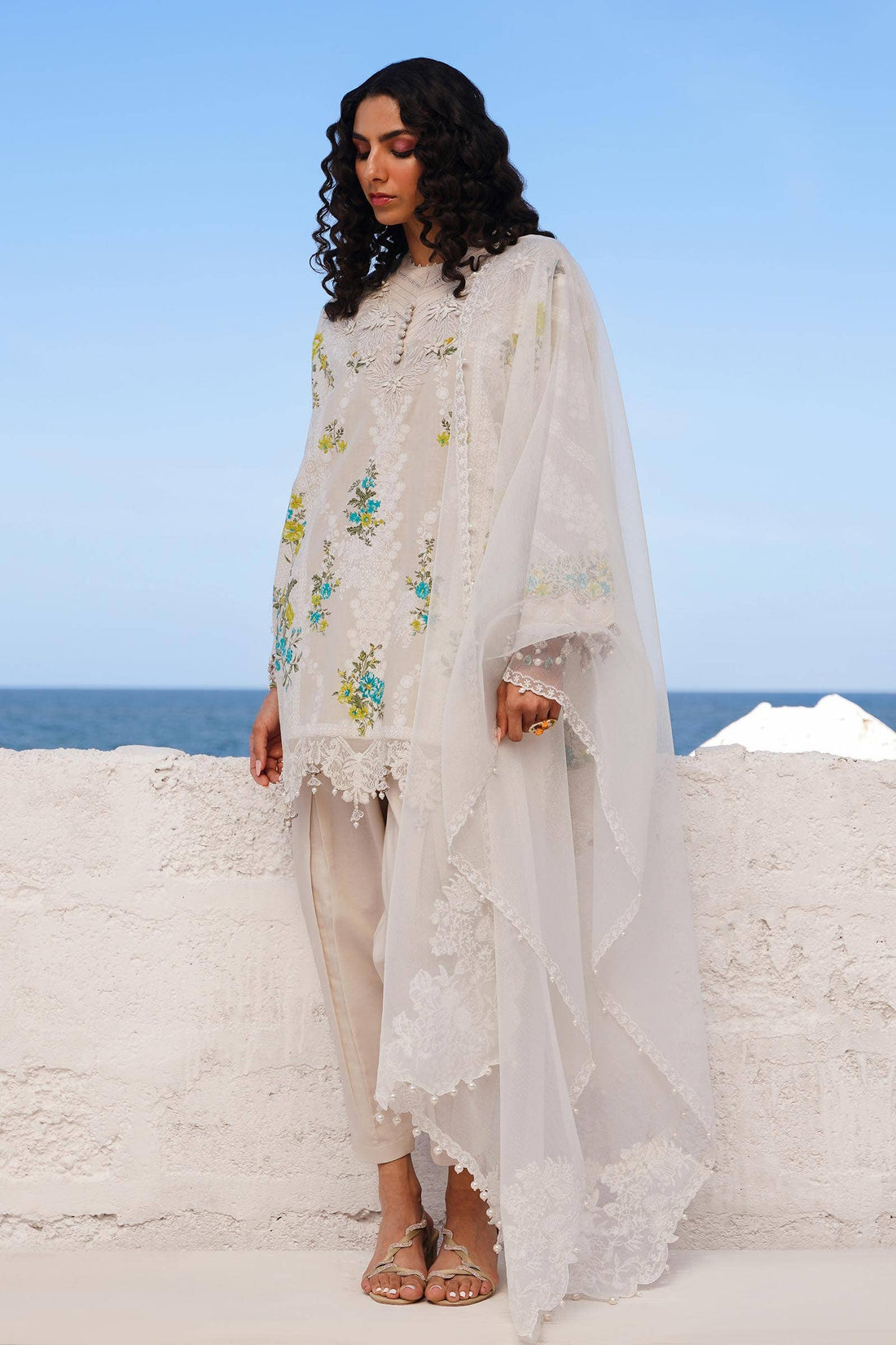 Sana Safinaz | Muzlin Spring 24 | M241-020A-CW - Official Sana Safinaz stockist in UK - Sakeena London