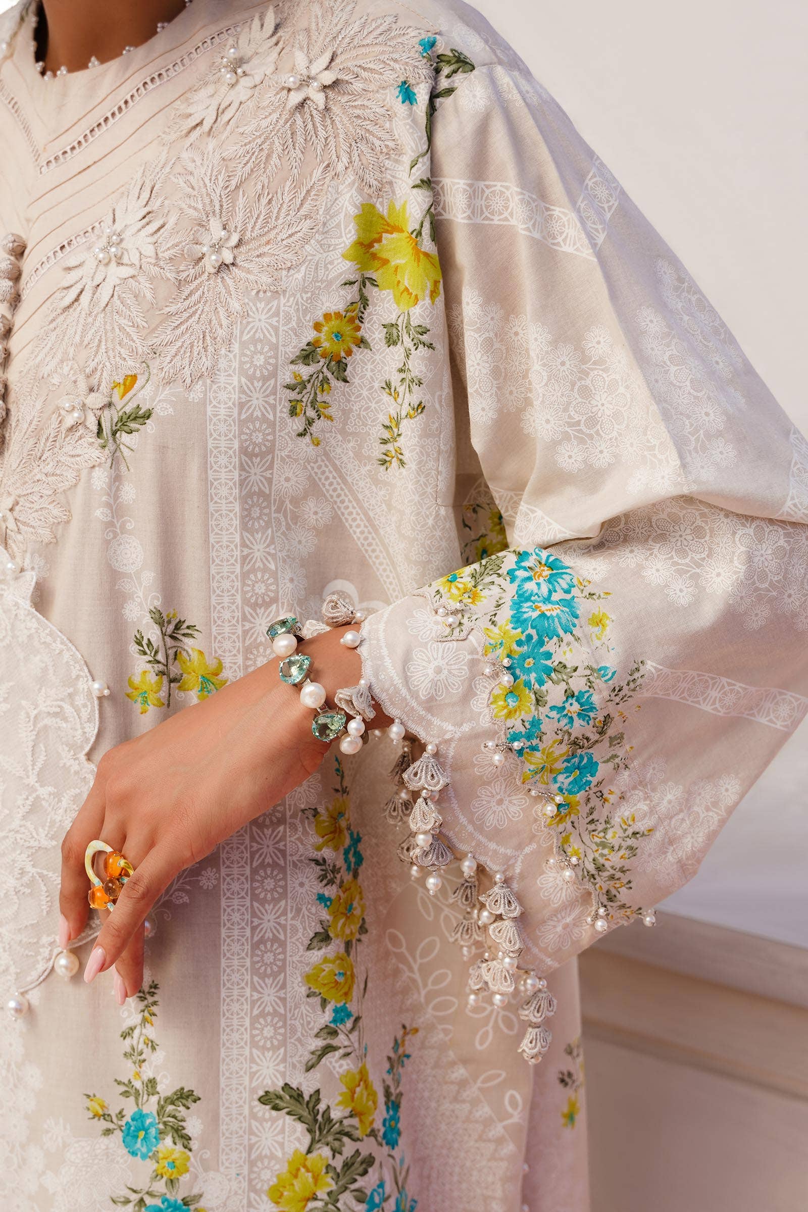 Sana Safinaz | Muzlin Spring 24 | M241-020A-CW - Official Sana Safinaz stockist in UK - Sakeena London