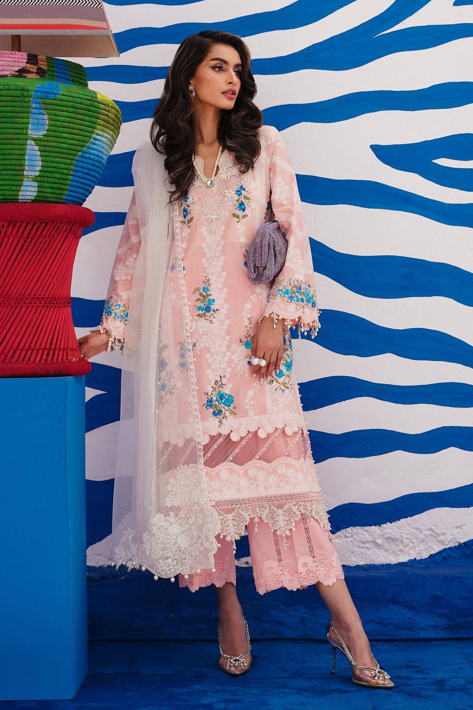 Sana Safinaz | Muzlin Spring 24 | M241-020B-CW - Official Sana Safinaz stockist in UK - Sakeena London