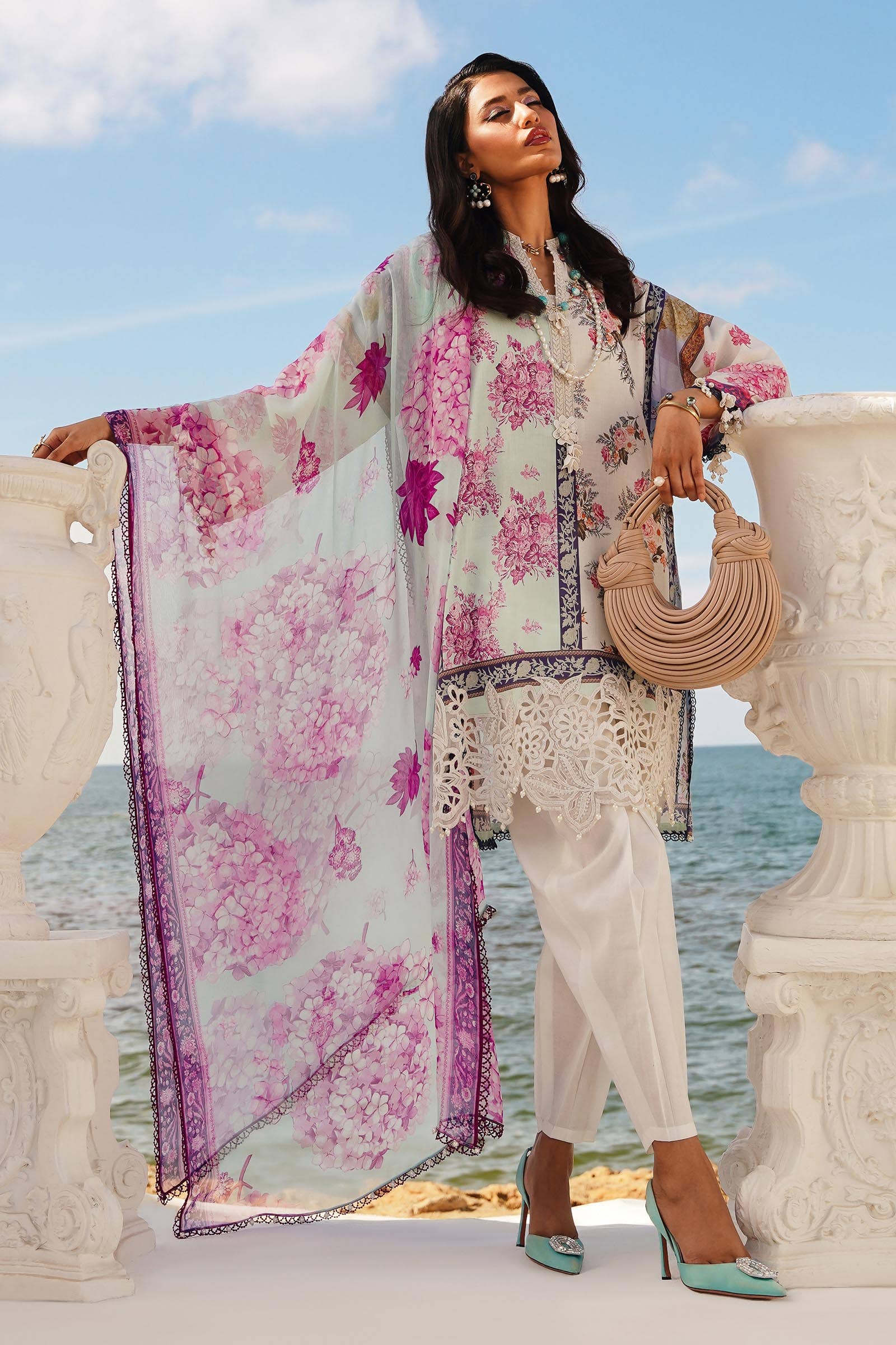 Sana Safinaz | Muzlin Spring 24 | M241-003B-CI - Official Sana Safinaz stockist in UK - Sakeena London