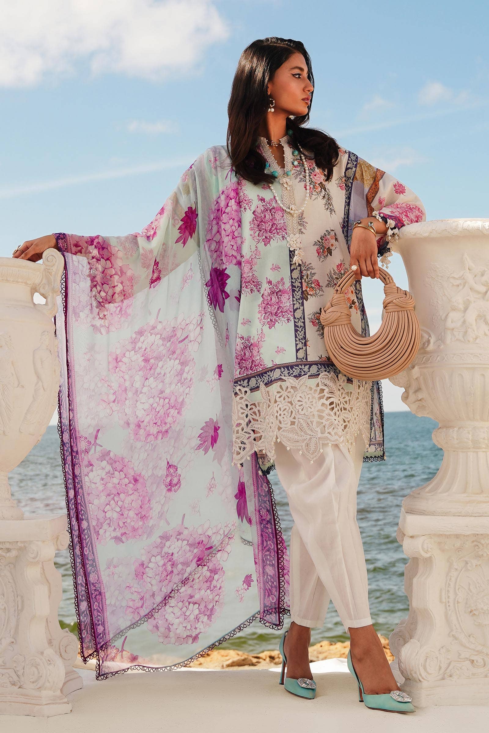 Sana Safinaz | Muzlin Spring 24 | M241-003B-CI - Official Sana Safinaz stockist in UK - Sakeena London