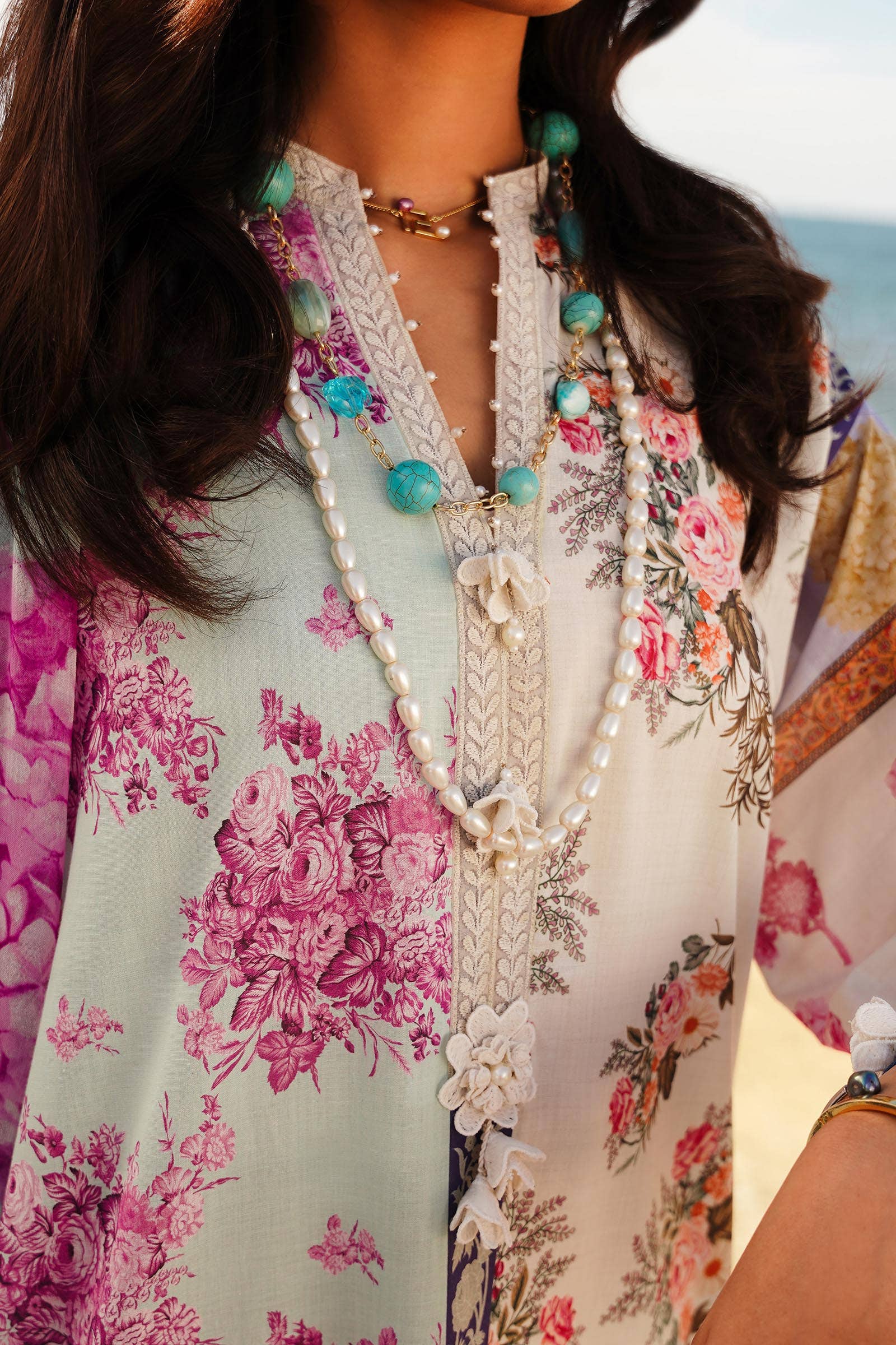 Sana Safinaz | Muzlin Spring 24 | M241-003B-CI - Official Sana Safinaz stockist in UK - Sakeena London