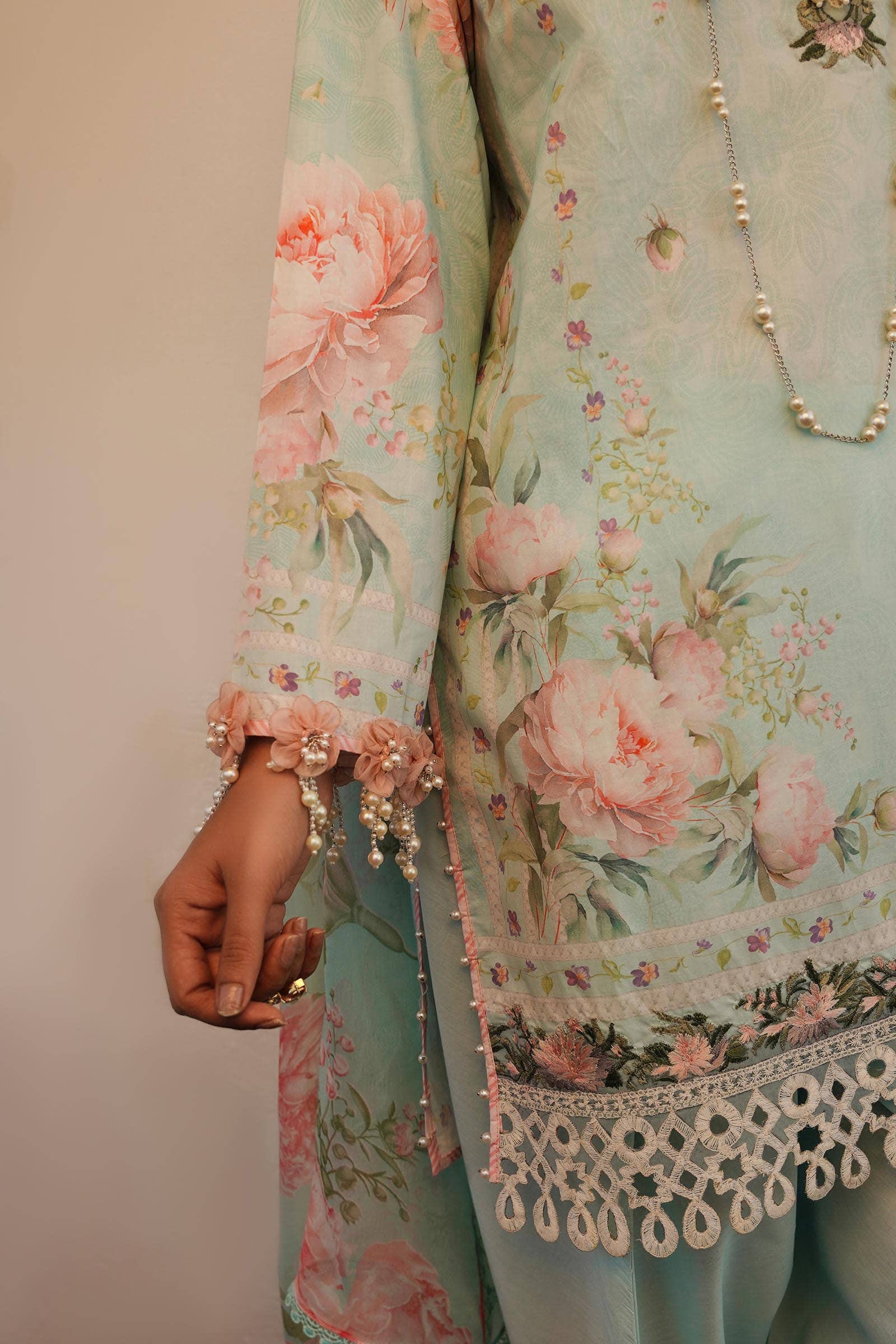 Sana Safinaz | Muzlin Spring 24 | M241-004A-CI - Official Sana Safinaz stockist in UK - Sakeena London