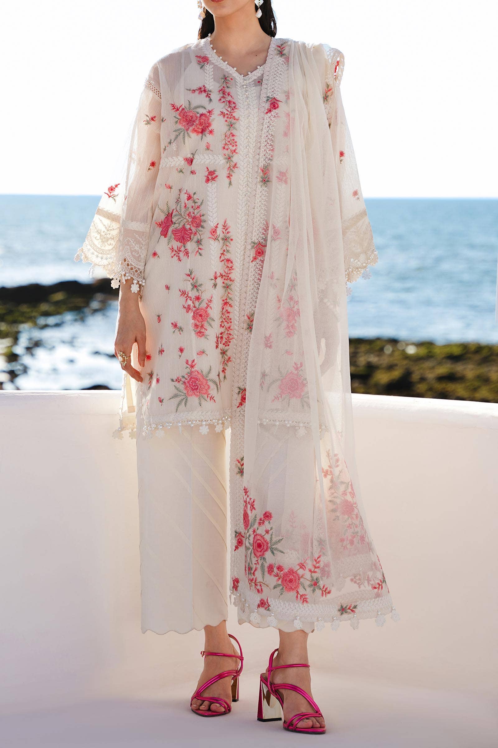 Sana Safinaz | Muzlin Spring 24 | M241-001A-CX - Official Sana Safinaz stockist in UK - Sakeena London