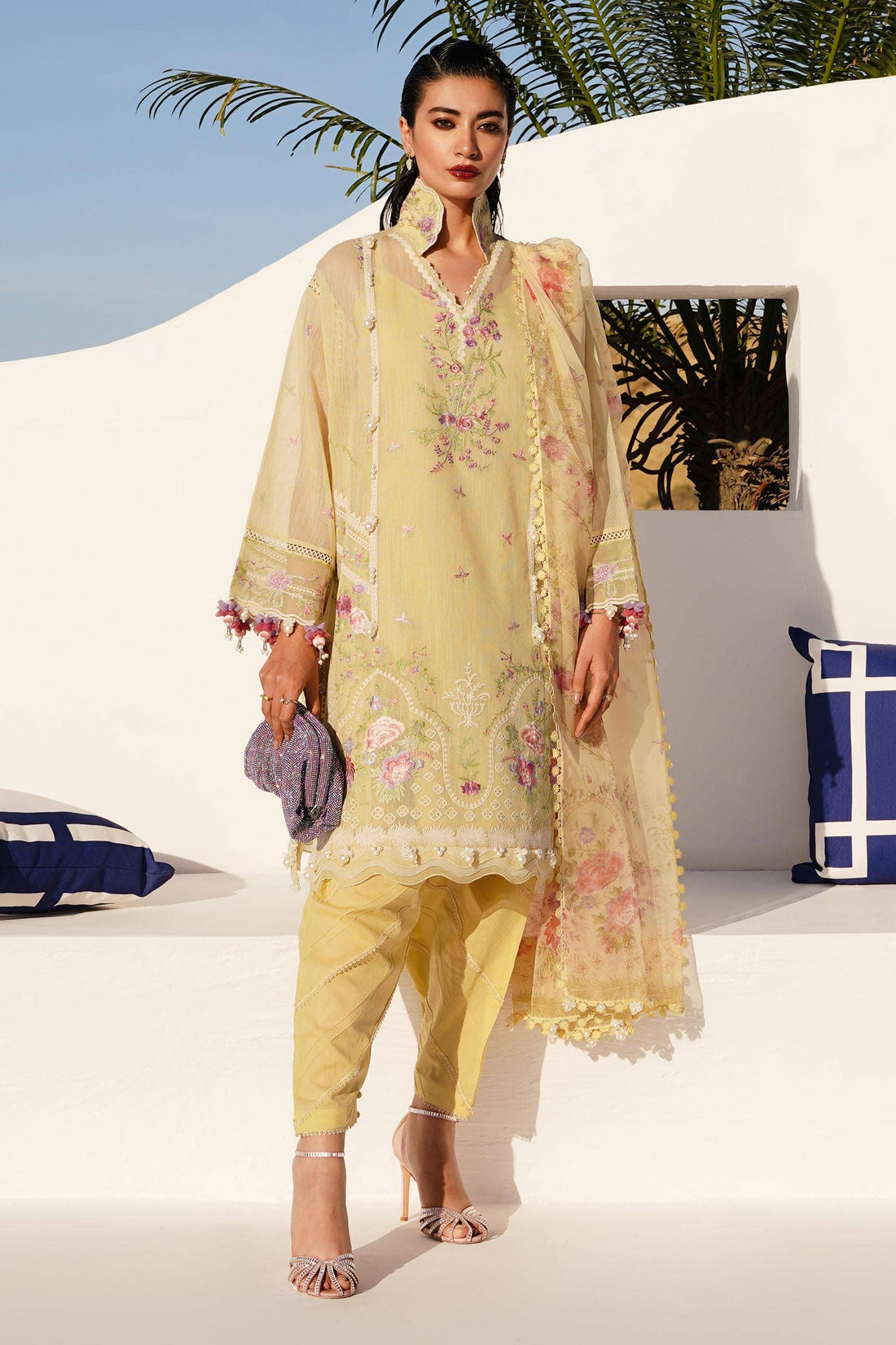 Sana Safinaz | Muzlin Spring 24 | M241-005B-CL - Official Sana Safinaz stockist in UK - Sakeena London