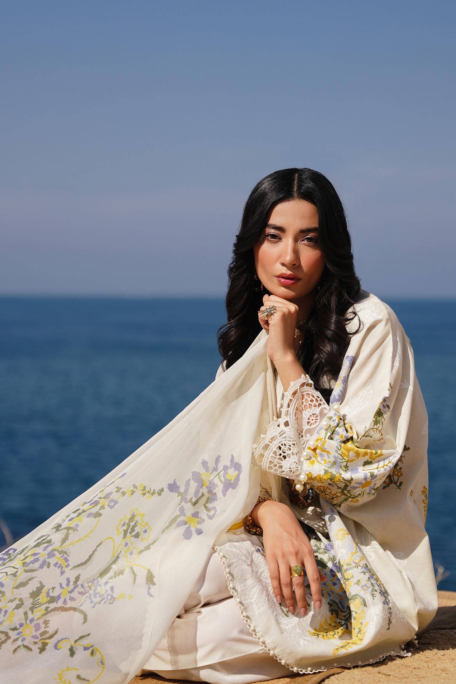 Sana Safinaz | Muzlin Spring 24 | M241-006A-CJ - Official Sana Safinaz stockist in UK - Sakeena London