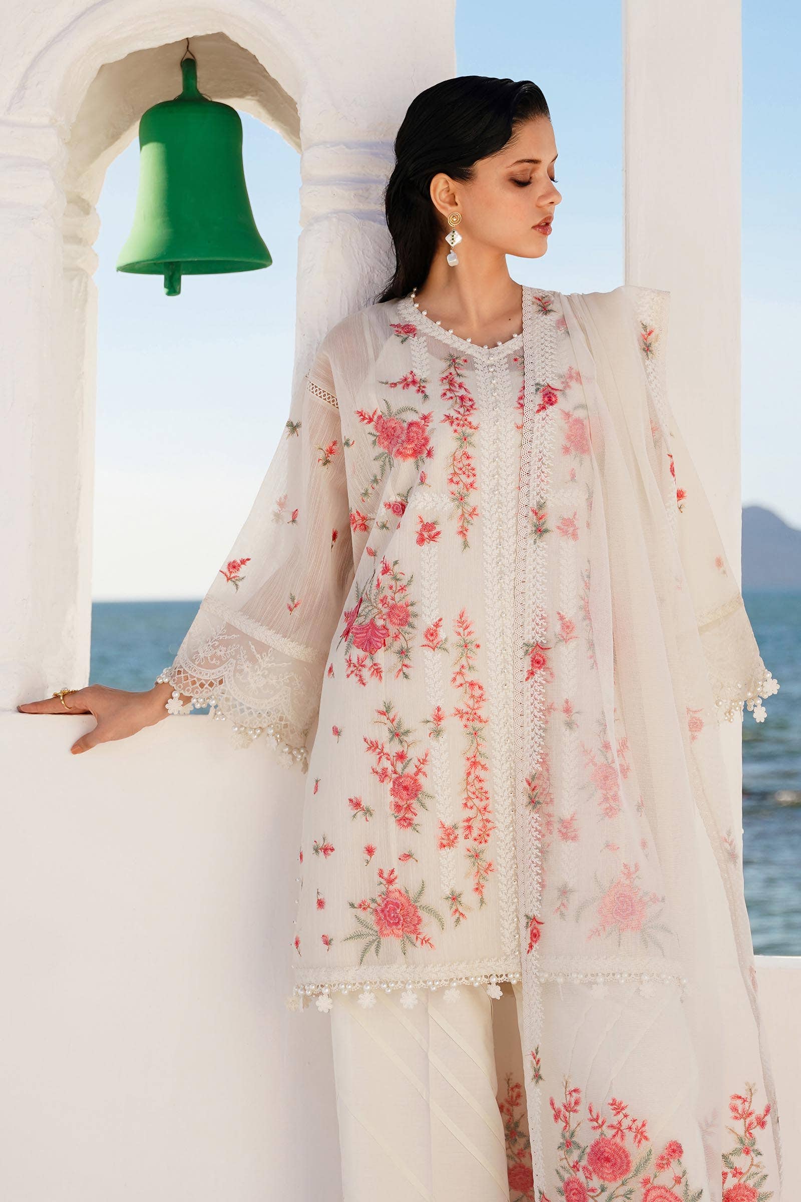 Sana Safinaz | Muzlin Spring 24 | M241-001A-CX - Official Sana Safinaz stockist in UK - Sakeena London