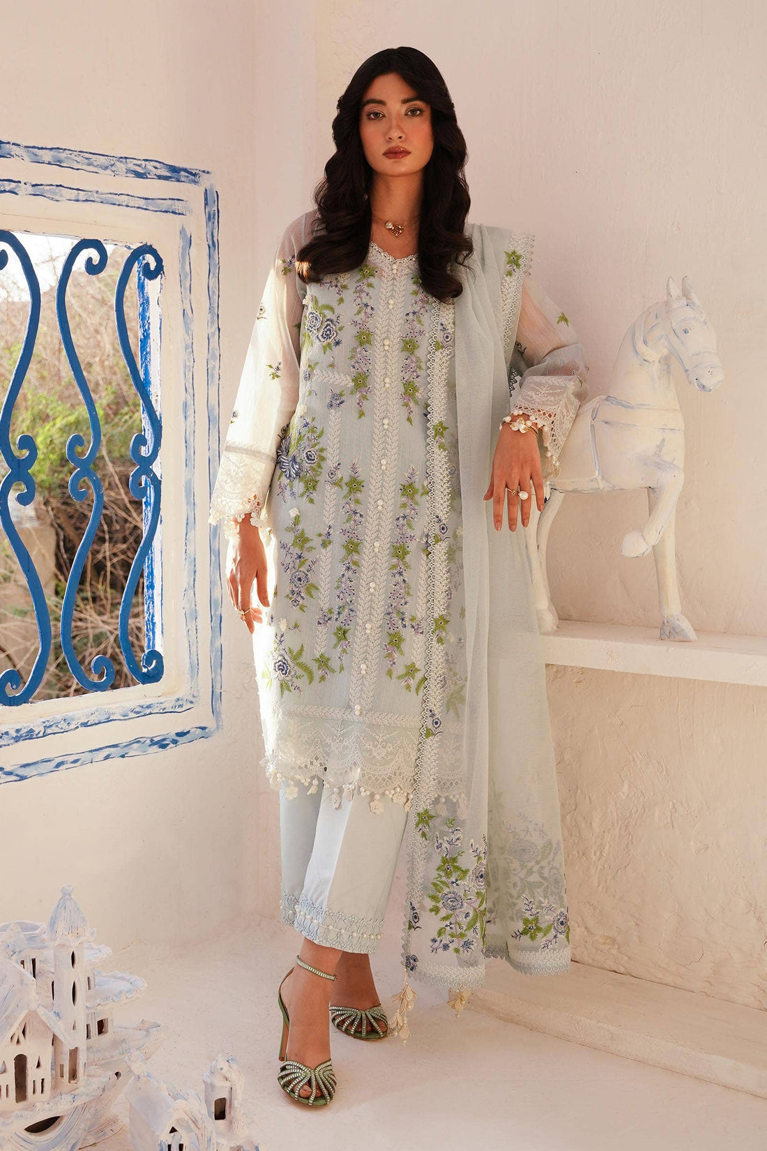 Sana Safinaz | Muzlin Spring 24 | M241-001B-CX - Official Sana Safinaz stockist in UK - Sakeena London