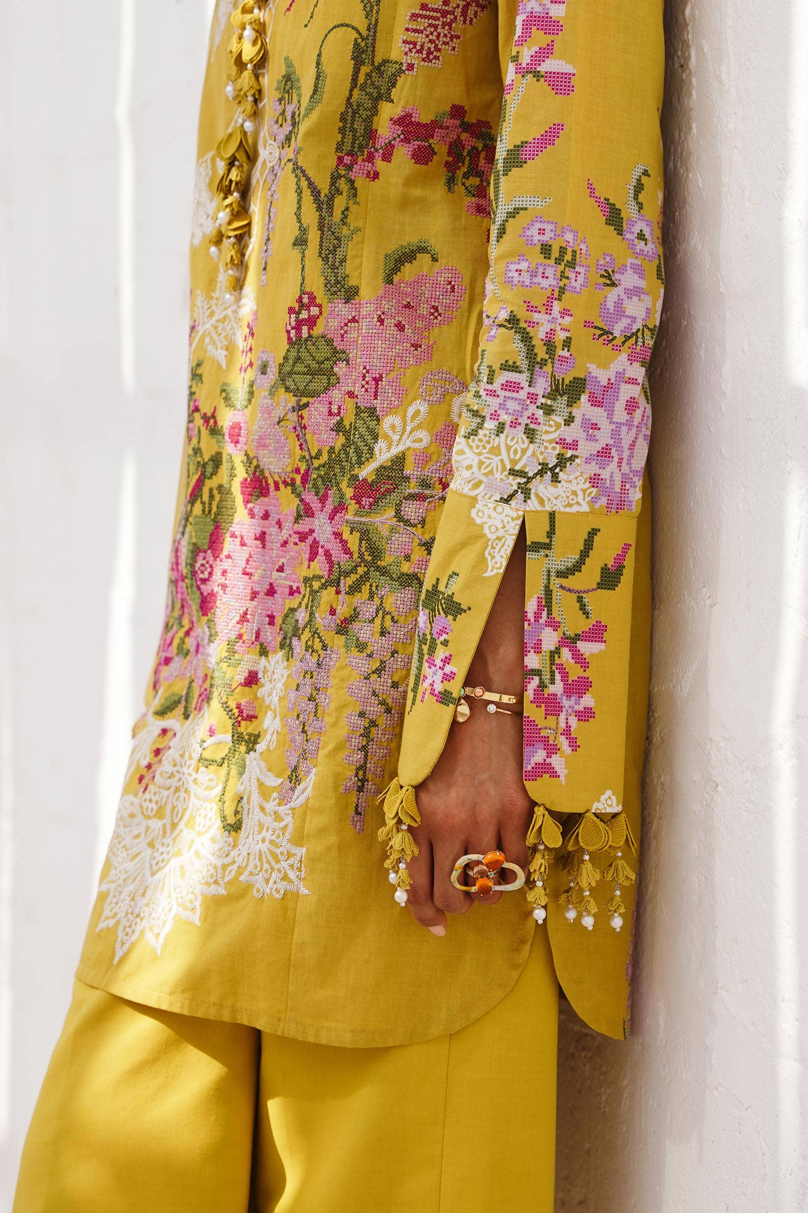 Sana Safinaz | Muzlin Spring 24 | M241-006B-CJ - Official Sana Safinaz stockist in UK - Sakeena London