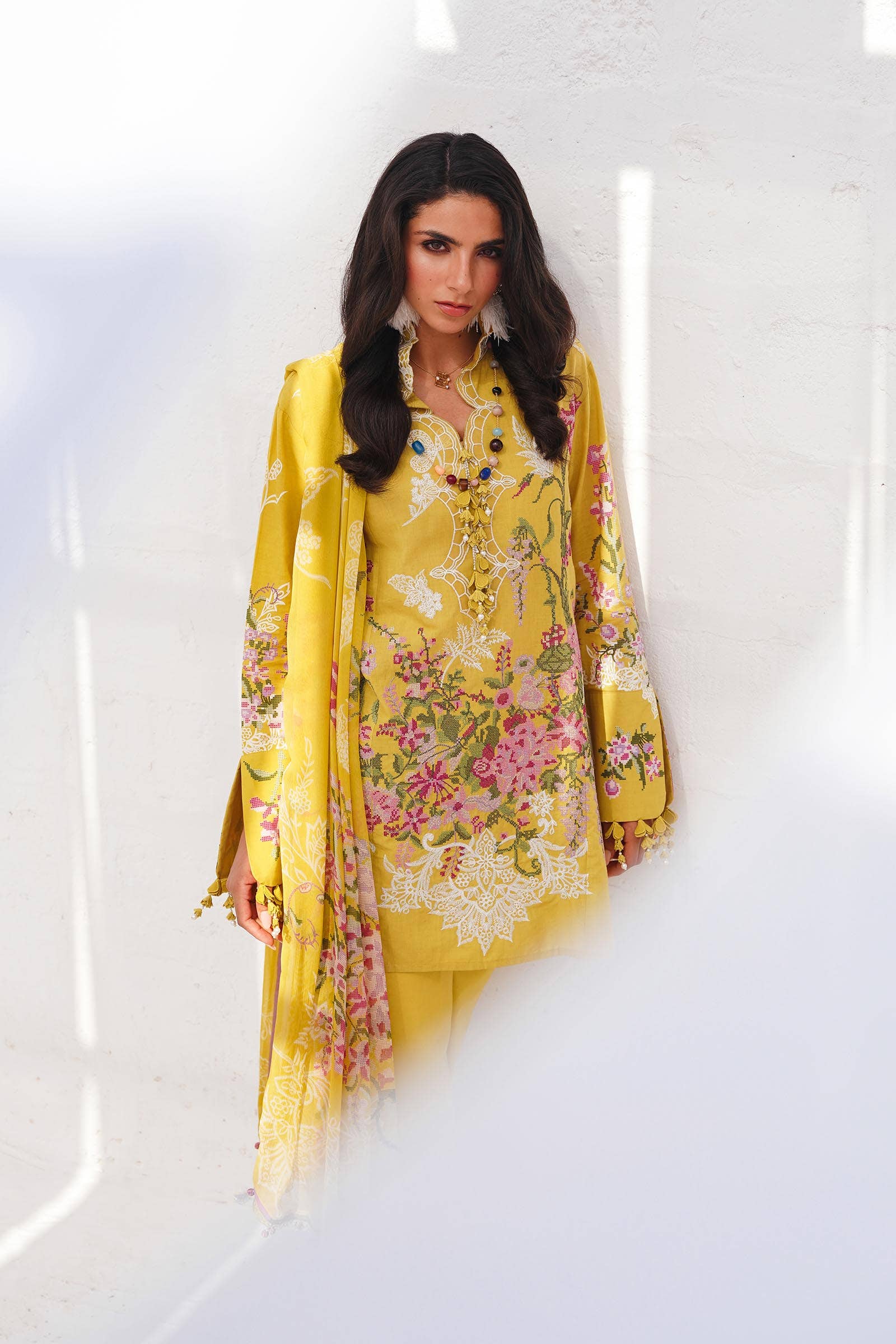 Sana Safinaz | Muzlin Spring 24 | M241-006B-CJ - Official Sana Safinaz stockist in UK - Sakeena London