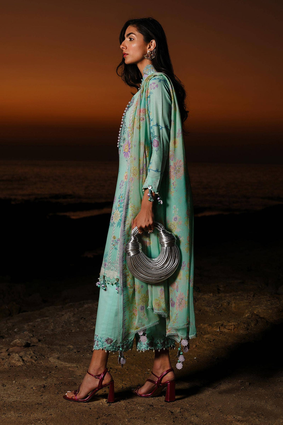 Sana Safinaz | Muzlin Spring 24 | M241-008B-CI - Official Sana Safinaz stockist in UK - Sakeena London