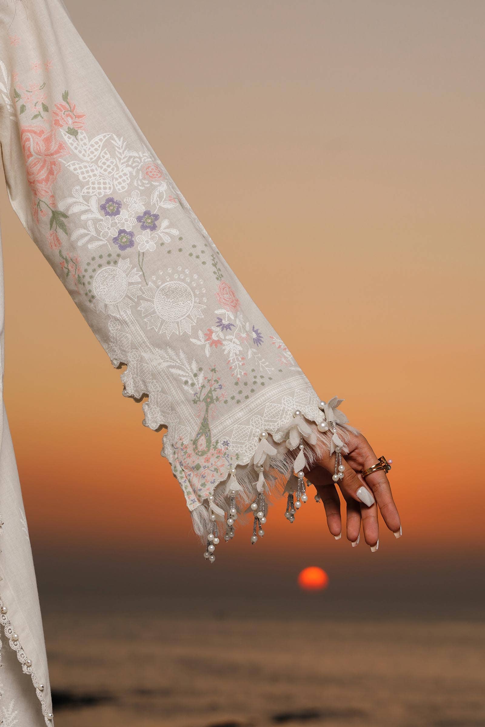 Sana Safinaz | Muzlin Spring 24 | M241-009A-DF - Official Sana Safinaz stockist in UK - Sakeena London
