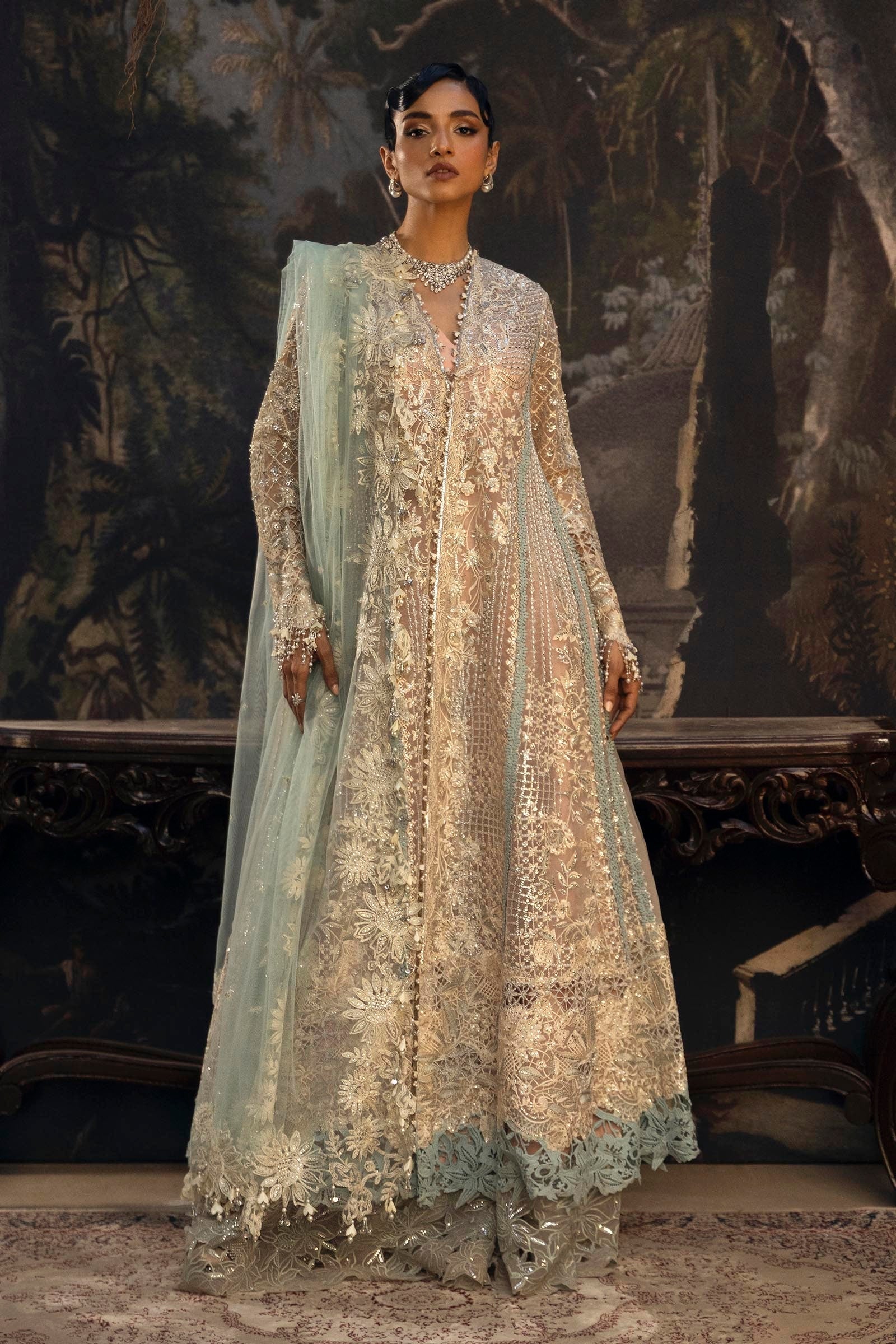 Sana Safinaz | Nura Festive 25 | N251-001-3CT - Official Sana Safinaz stockist in UK - Sakeena London