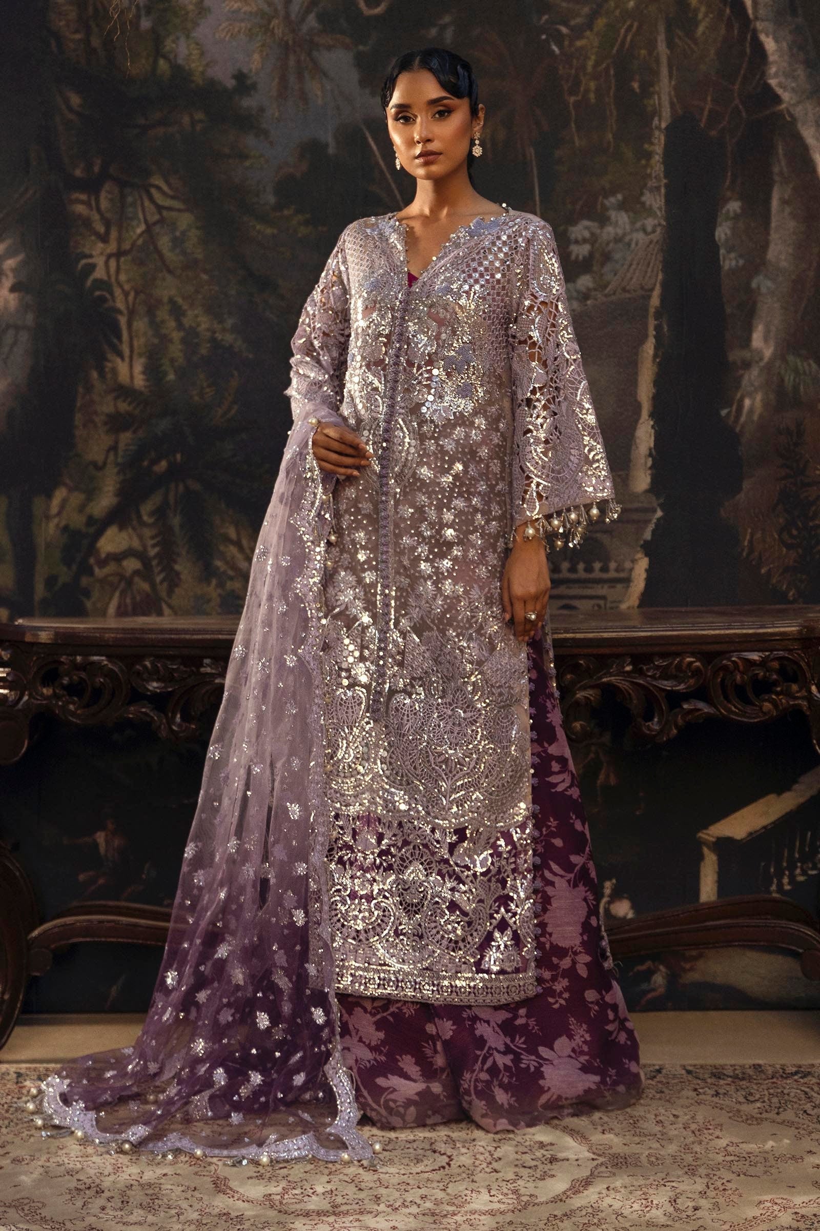 Sana Safinaz | Nura Festive 25 | N251-007-3DJ - Official Sana Safinaz stockist in UK - Sakeena London