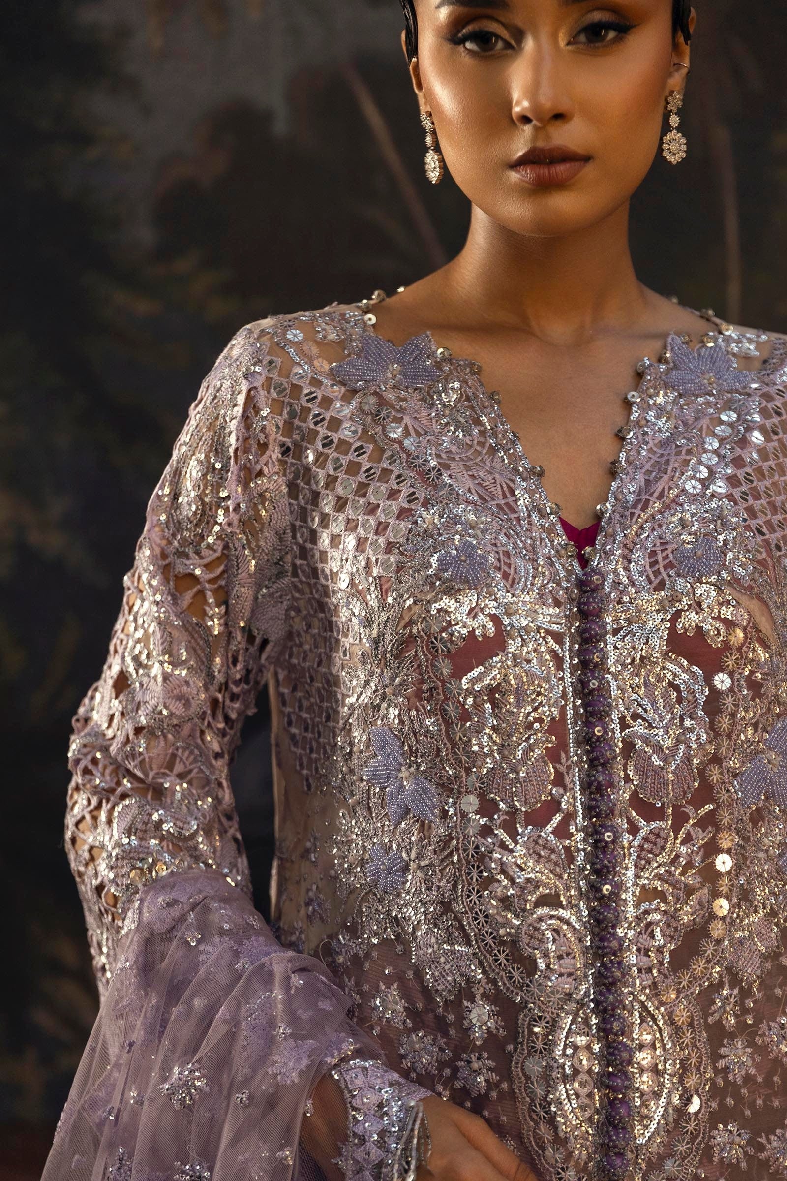 Sana Safinaz | Nura Festive 25 | N251-007-3DJ - Official Sana Safinaz stockist in UK - Sakeena London