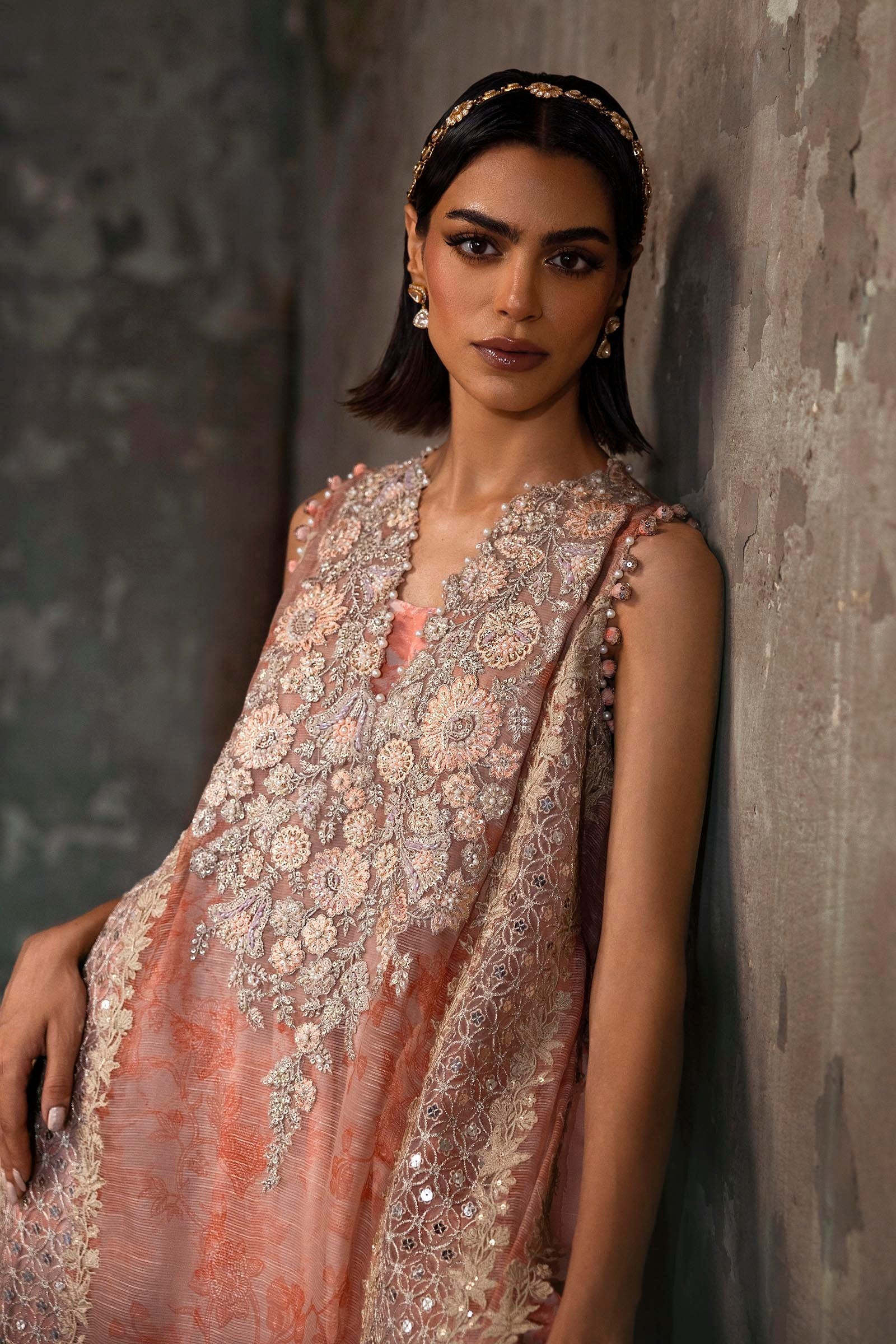 Sana Safinaz | Nura Festive 25 | N252-001-3CX - Official Sana Safinaz stockist in UK - Sakeena London