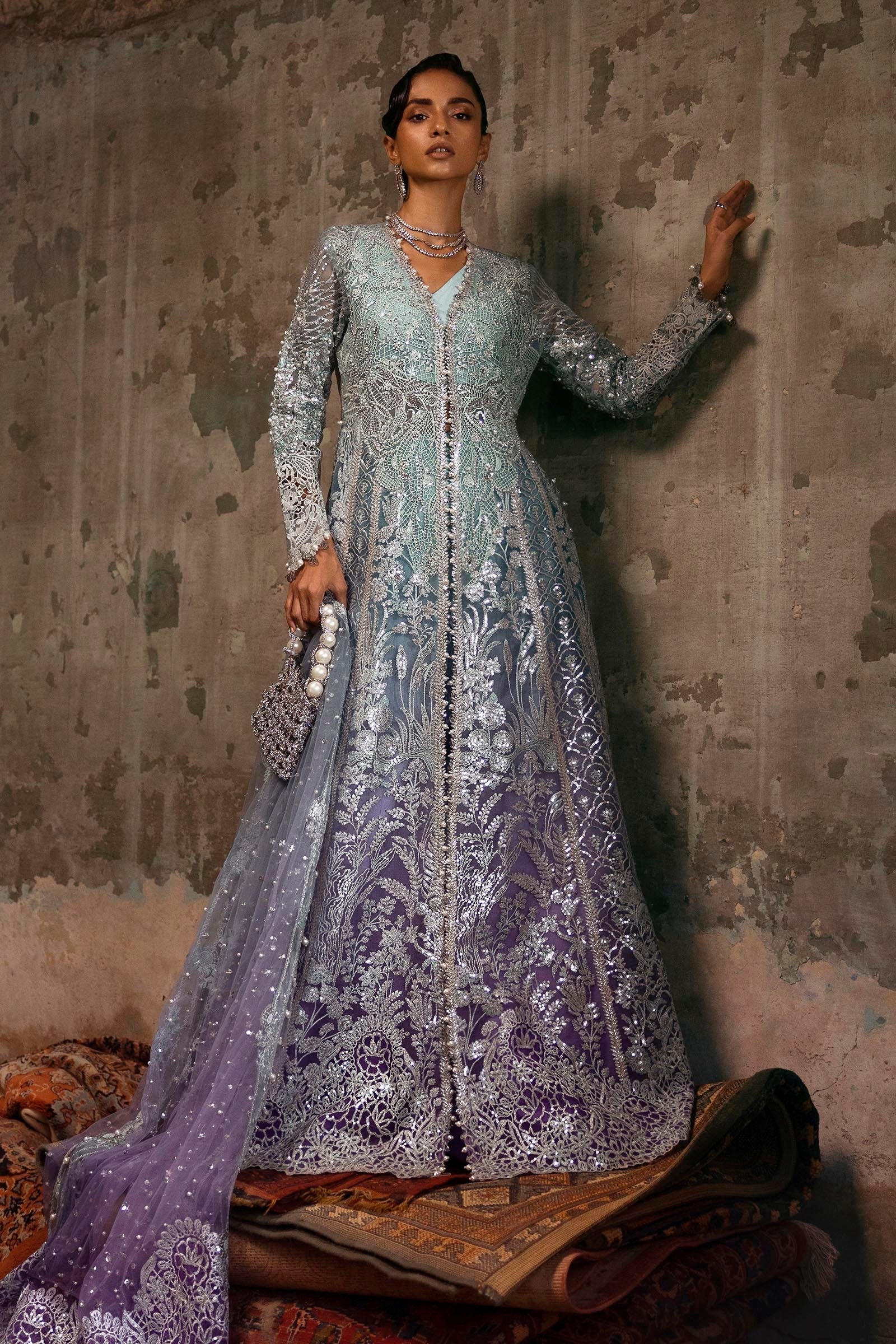 Sana Safinaz | Nura Festive 25 | N252-002-3CX - Official Sana Safinaz stockist in UK - Sakeena London