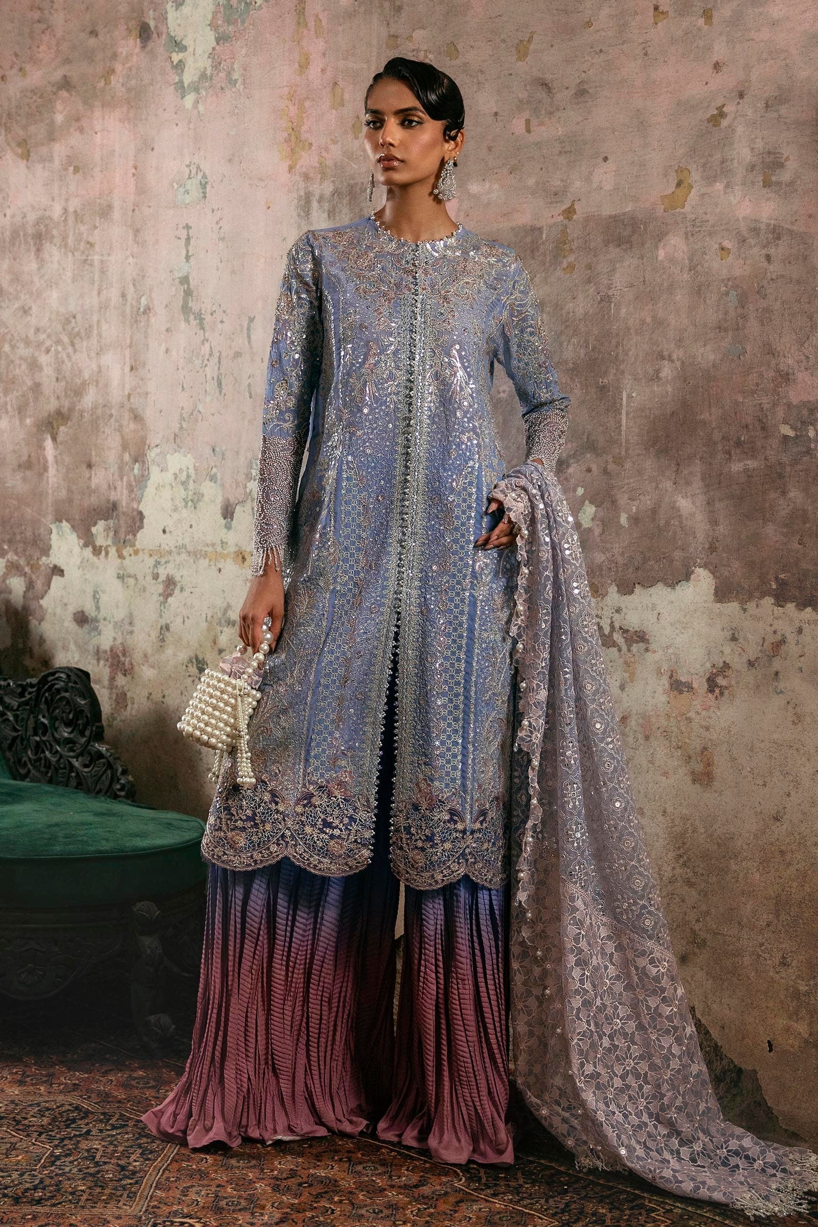 Sana Safinaz | Nura Festive 25 | N252-006-3CX - Official Sana Safinaz stockist in UK - Sakeena London