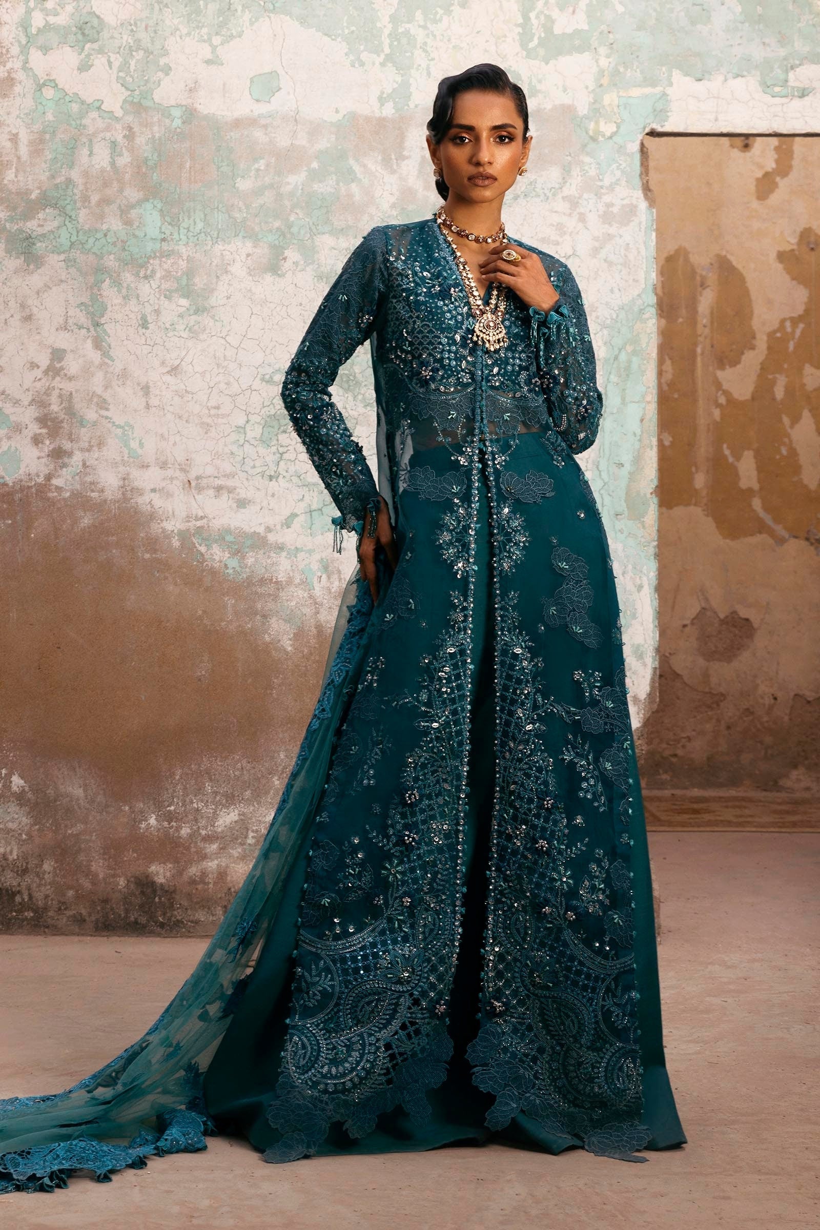 Sana Safinaz | Nura Festive 25 | N252-008-3CX - Official Sana Safinaz stockist in UK - Sakeena London