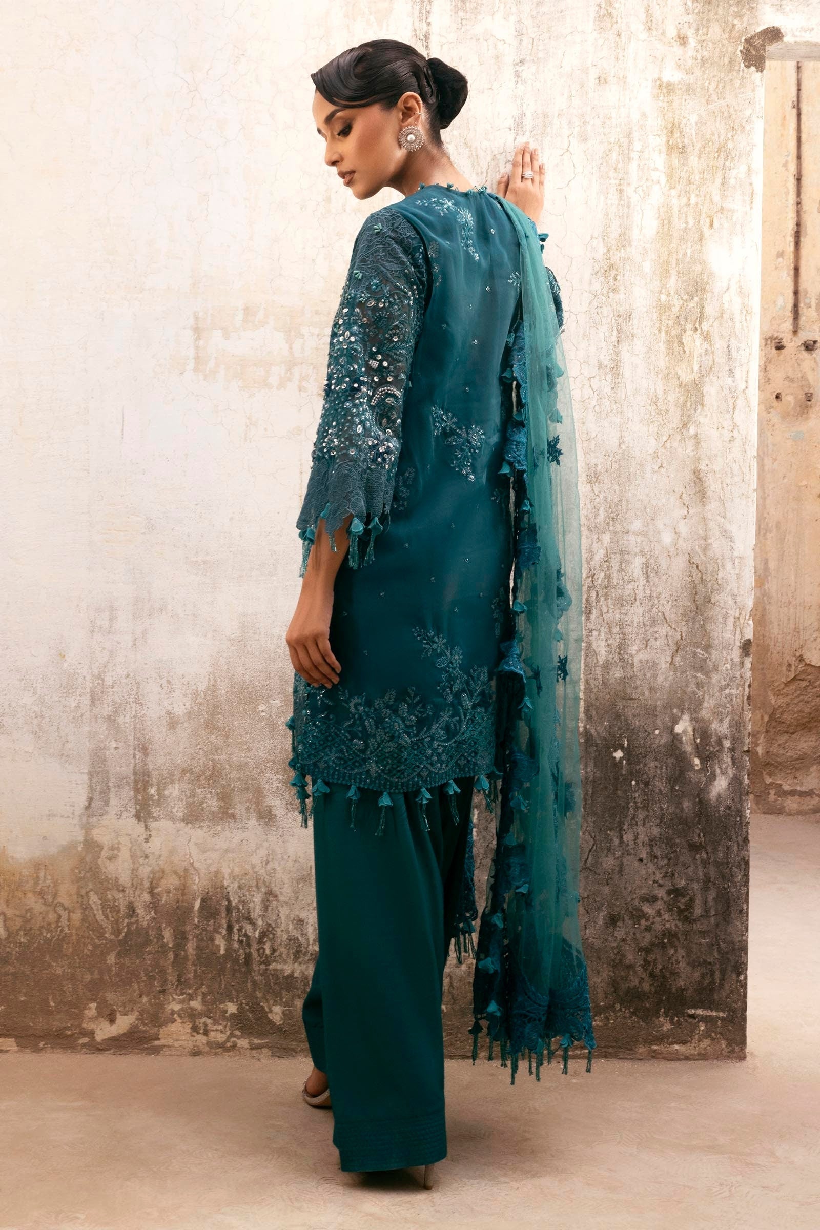 Sana Safinaz | Nura Festive 25 | N252-008-3CX - Official Sana Safinaz stockist in UK - Sakeena London