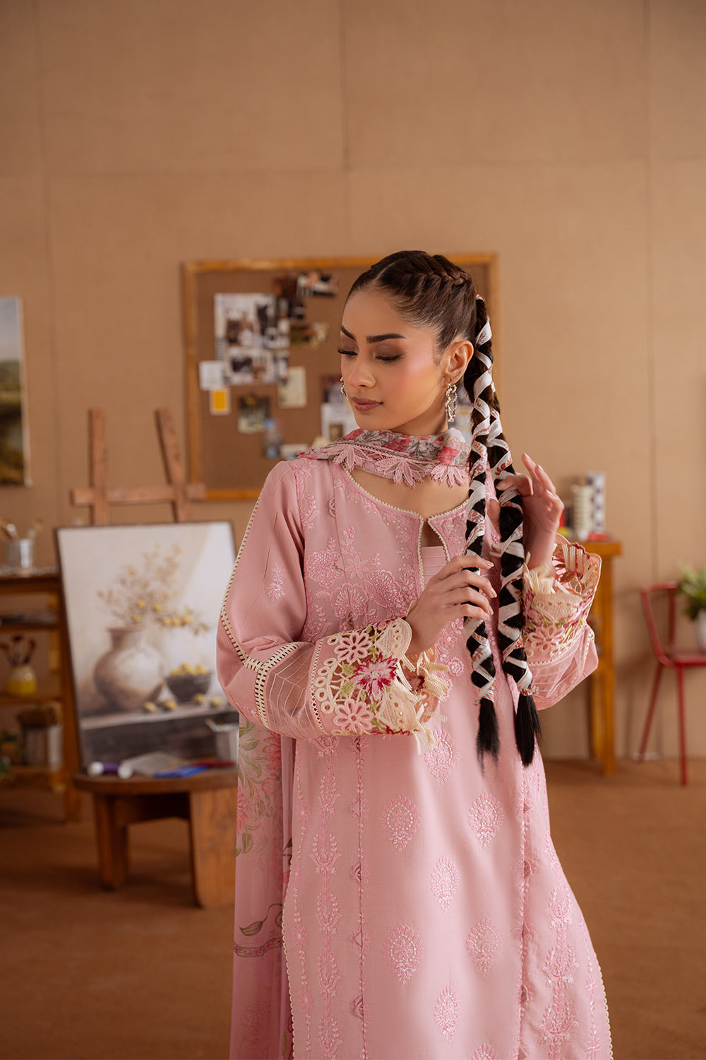 Saira Rizwan | Laanem Summer Lawn 25 | LEYLA-B-SRL25-04 - Official Saira Rizwan stockist in UK - Sakeena London