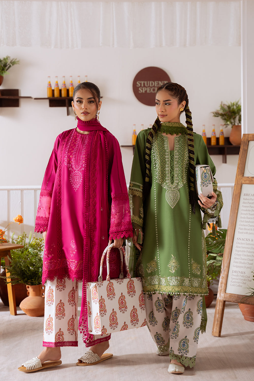 Saira Rizwan | Laanem Summer Lawn 25 | ZAFIRA-A-SRL25-03 - Official Saira Rizwan stockist in UK - Sakeena London