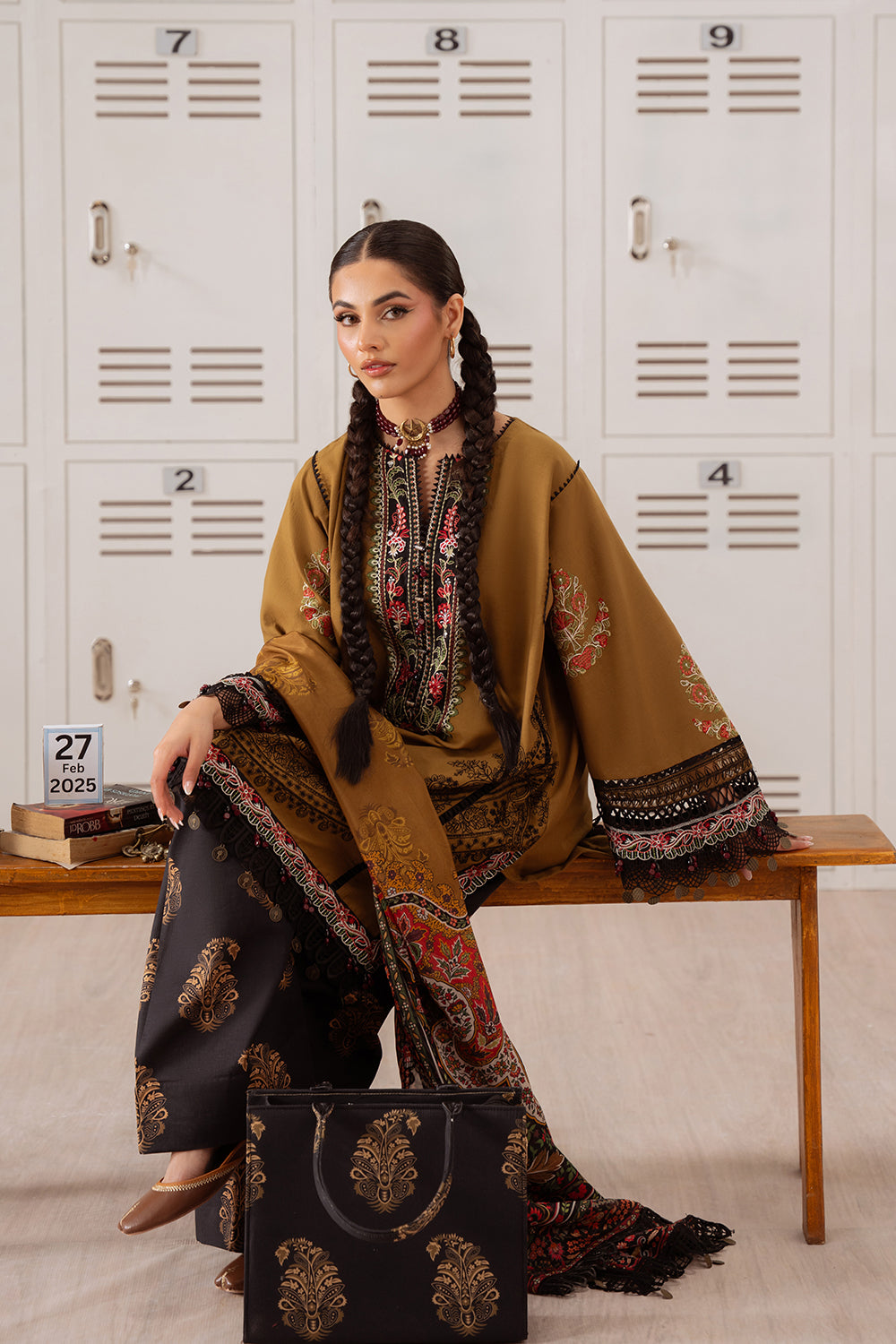 Saira Rizwan | Laanem Summer Lawn 25 | NAZLI-A-SRL25-06 - Official Saira Rizwan stockist in UK - Sakeena London