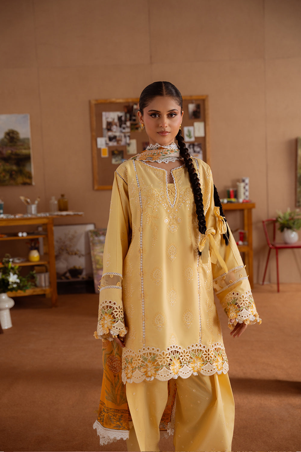 Saira Rizwan | Laanem Summer Lawn 25 | LEYLA-A-SRL25-04 - Official Saira Rizwan stockist in UK - Sakeena London