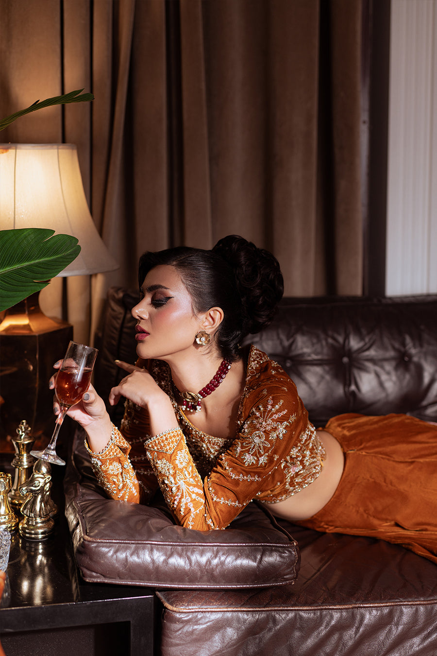 Saira Rizwan | Velvet Pret 25 | AMBERIN-SRVP25-11 - Official Saira Rizwan stockist in UK - Sakeena London