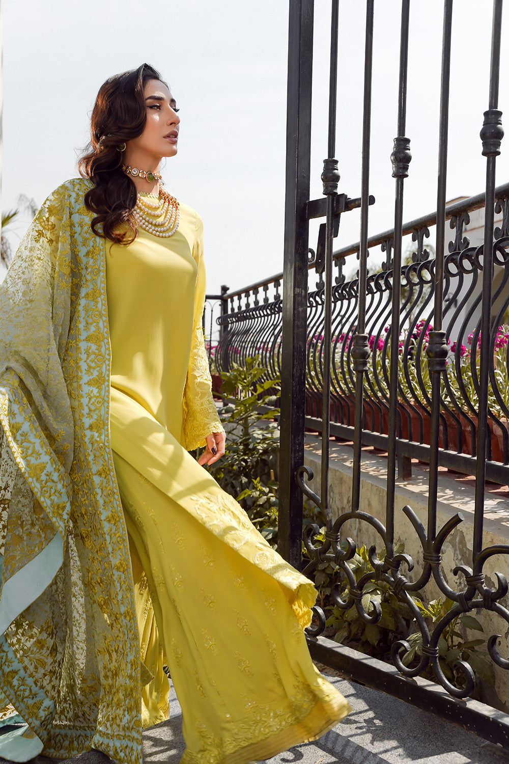 Nilofer Shahid | Verve Summer 24 | Evara (3pc) ÃÂ¢- Verve SS 24 - Official Nilofer Shahid stockist in UK - Sakeena London
