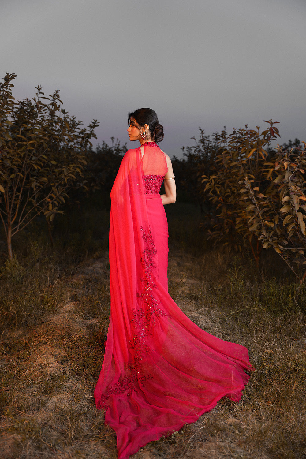 Nilofer Shahid | Verve Summer 24 | Radiant Rebel (Saree) - Official Nilofer Shahid stockist in UK - Sakeena London