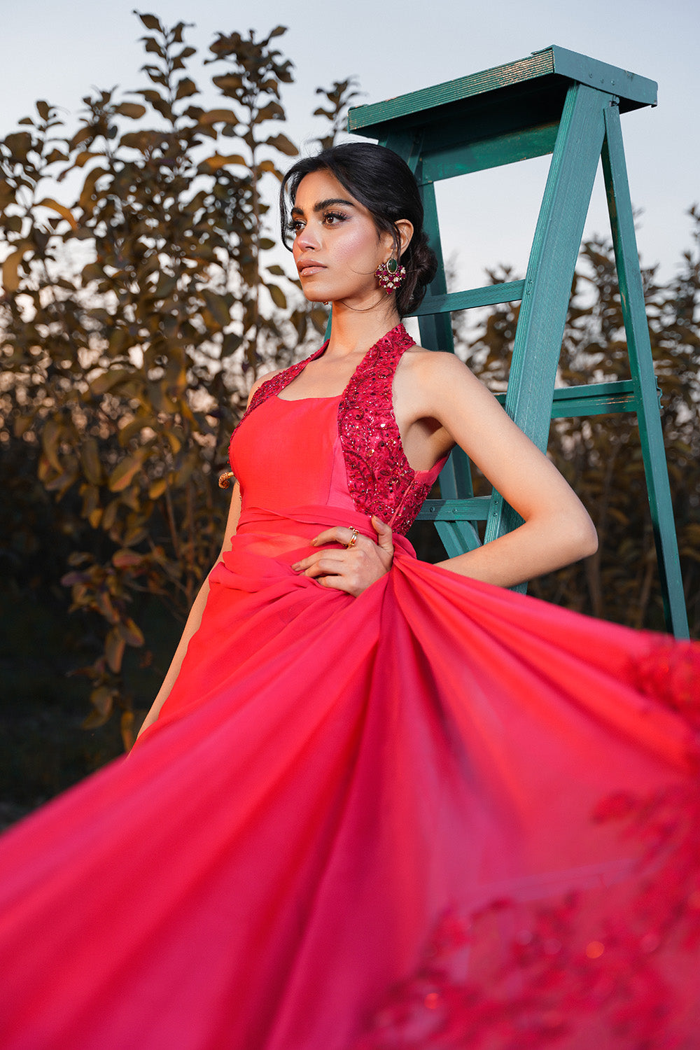 Nilofer Shahid | Verve Summer 24 | Radiant Rebel (Saree) - Official Nilofer Shahid stockist in UK - Sakeena London