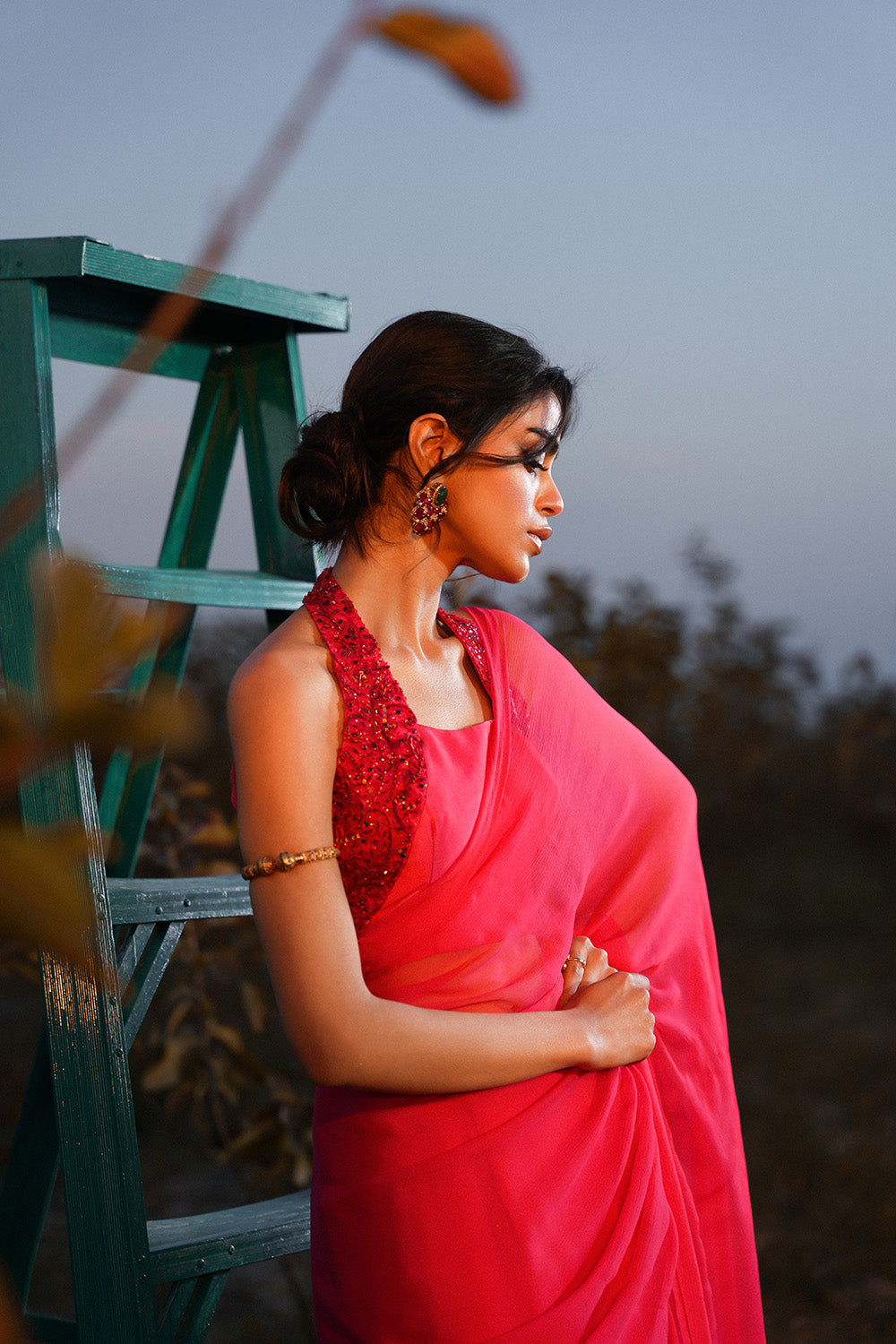 Nilofer Shahid | Verve Summer 24 | Radiant Rebel (Saree) - Official Nilofer Shahid stockist in UK - Sakeena London