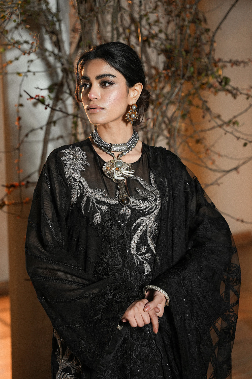 Nilofer Shahid | Verve Summer 24 | Amorist (3pc)- Verve SS 24 - Official Nilofer Shahid stockist in UK - Sakeena London