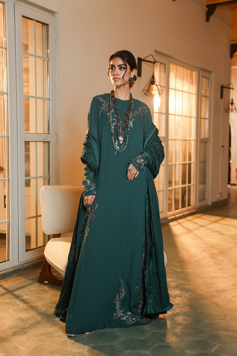 Nilofer Shahid | Verve Summer 24 | Sassy Spirit (3pc) ÃÂ¢- Verve SS 24 - Official Nilofer Shahid stockist in UK - Sakeena London